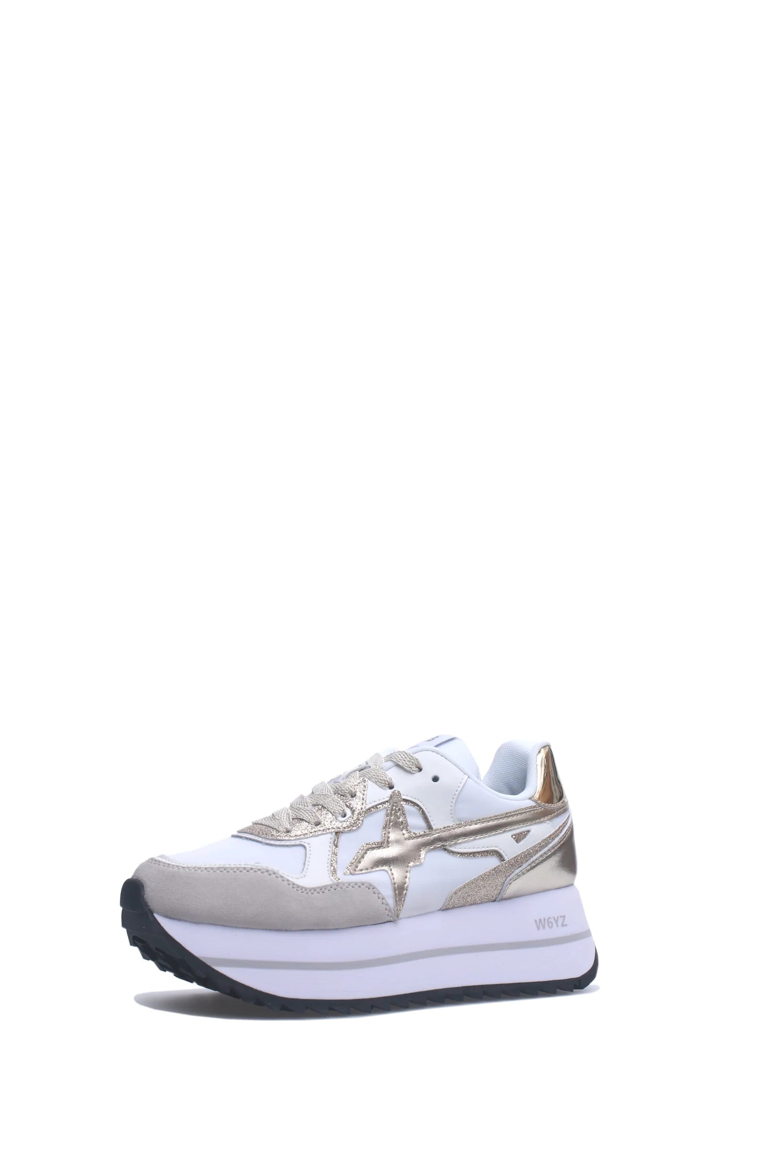 SCARPE WIZZ W6YZ DEVA W GLITTER BIANCO PLATINO