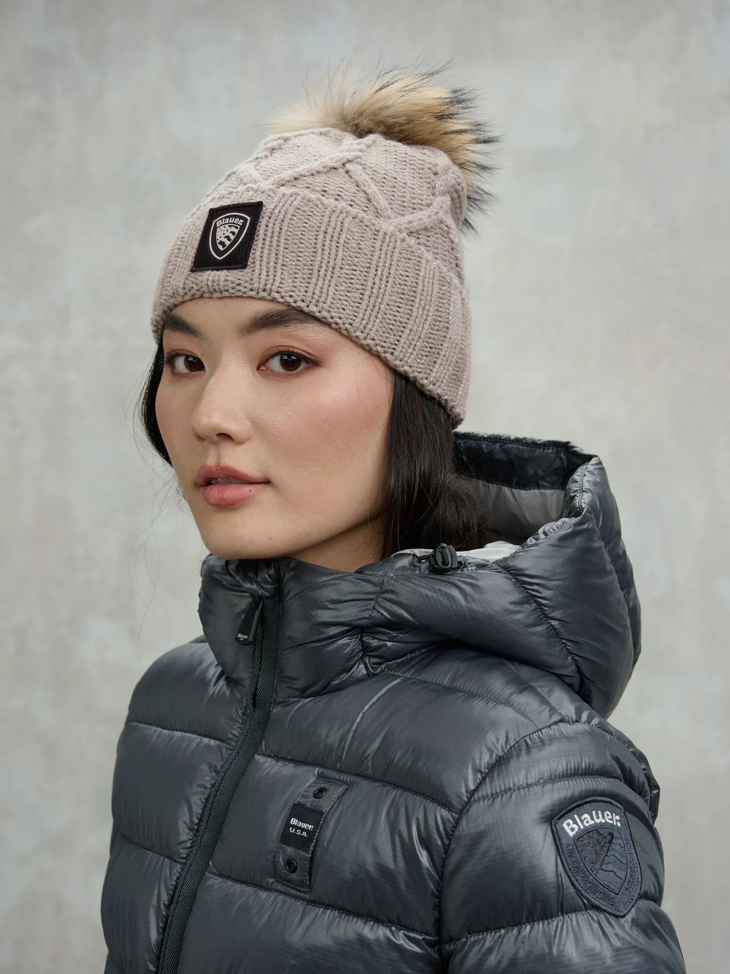 CAPPELLO BLAUER DACIA BERRETTO CON PON PON