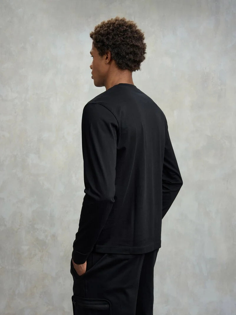 MAGLIA BLAUER MALCOM MAN. LUNGA GIROCOLLO MINILOGO