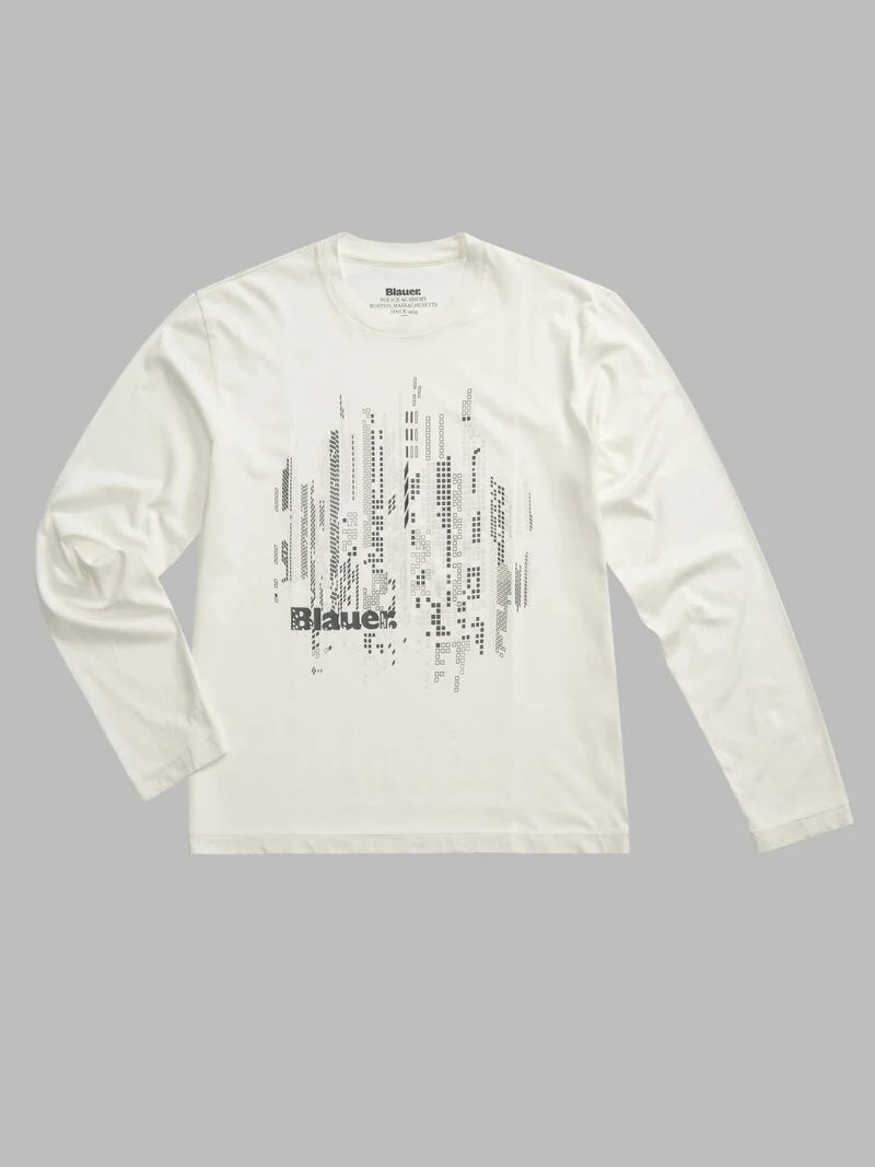 TSHIRT BLAUER SEATTLE MANICA CORTA GIROCOLLO