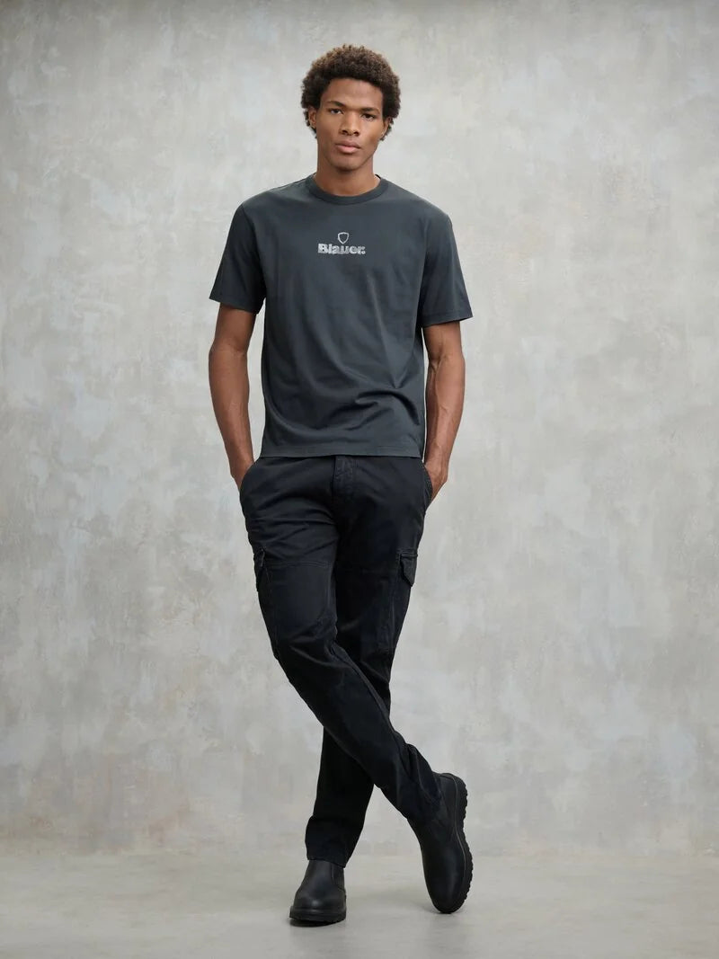 TSHIRT BLAUER REDFORD LOGO SMALL FRONTAL