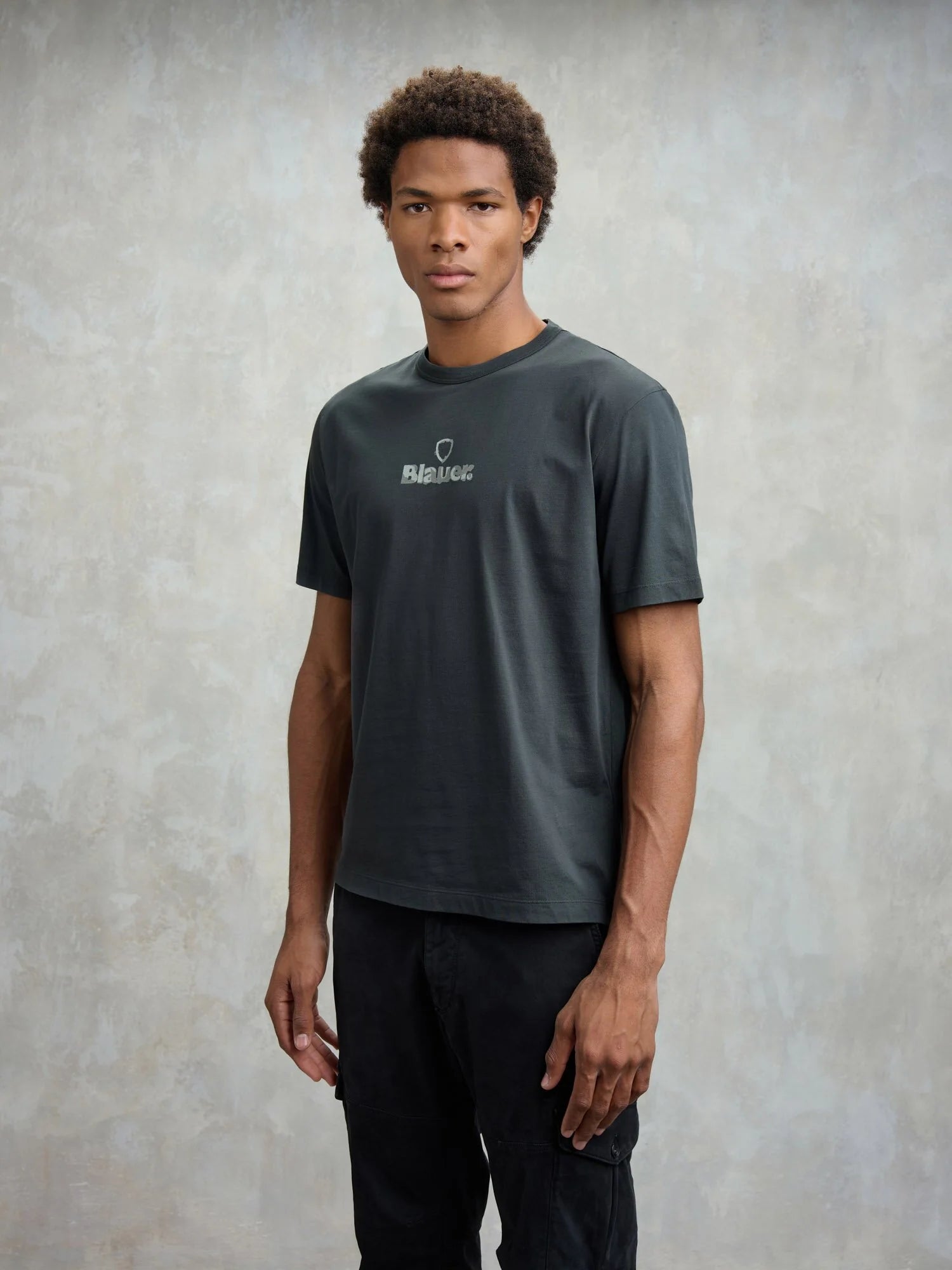 TSHIRT BLAUER REDFORD LOGO SMALL FRONTAL