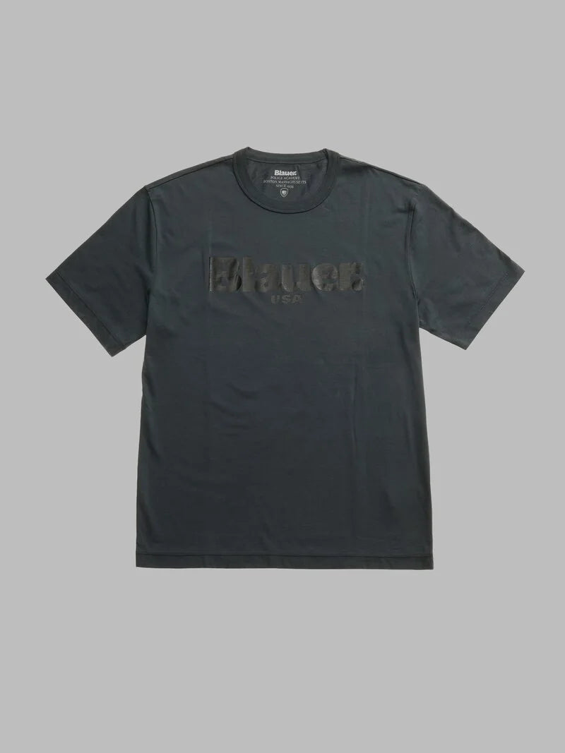TSHIRT BLAUER BOURNE LOGO FRONT