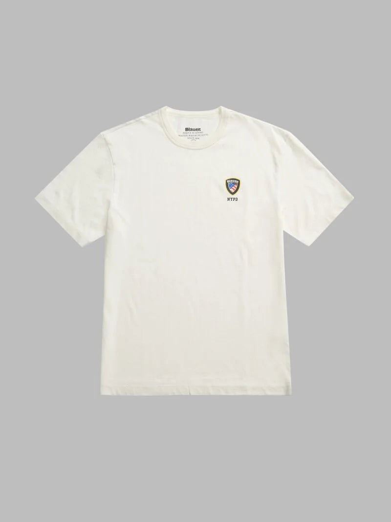 TSHIRT BLAUER IRVING MINILOGO SCUDETTO