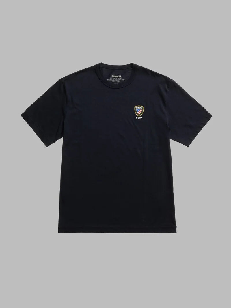 TSHIRT BLAUER IRVING MINILOGO SCUDETTO