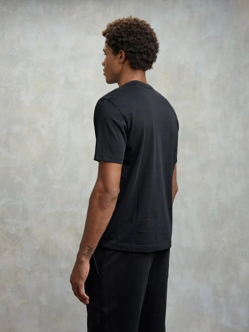 TSHIRT BLAUER TOWN LOGO FRONTALE EFFETTI