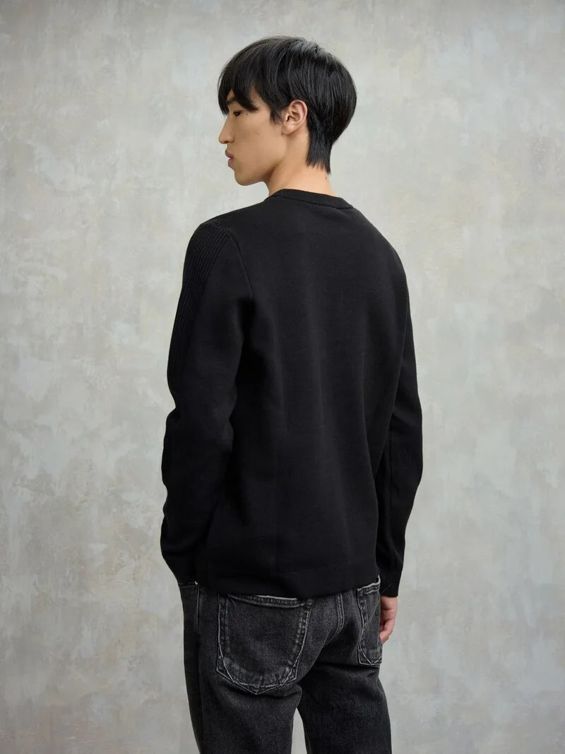 FELPA BLAUER ALLEYNE GIROCOLLO LOGO