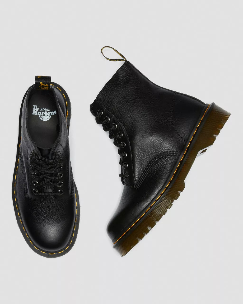 ANFIBIO DR MARTENS 1460 PASCAL BEX BLACK PELLE PISA