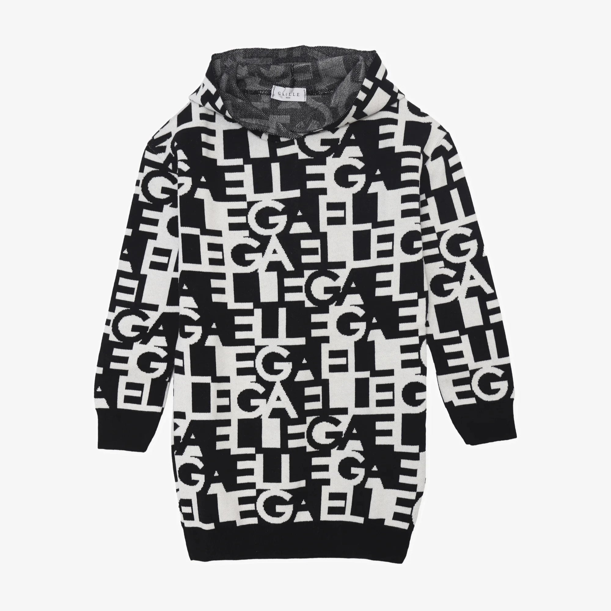ABITO GAELLE ML MULTI LOGO CONTRASTO CAPPUCCIO