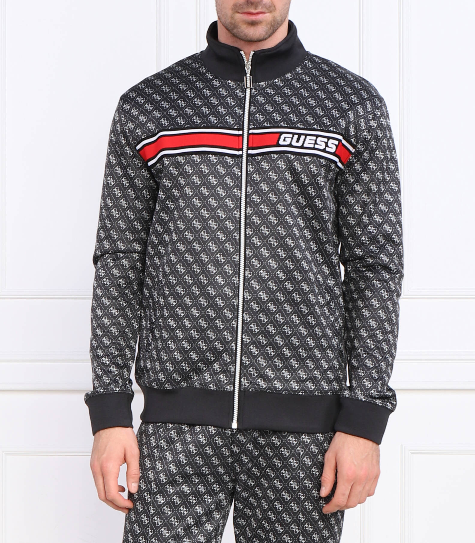 FELPA GUESS NEW KORBIN CON  ZIP