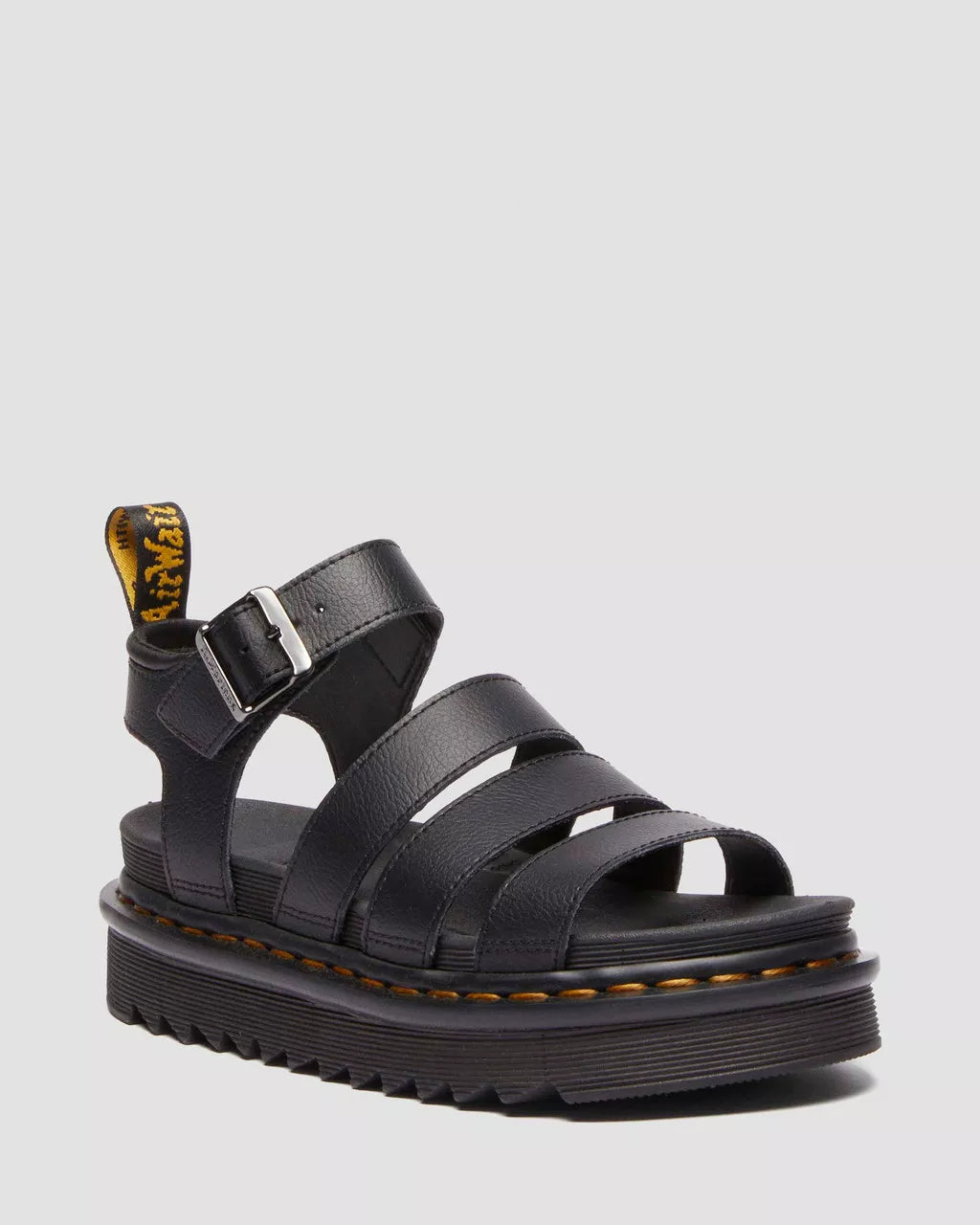 SANDALO DR MARTENS BLAIRE IN PELLE ATHENA CON CINTURINO