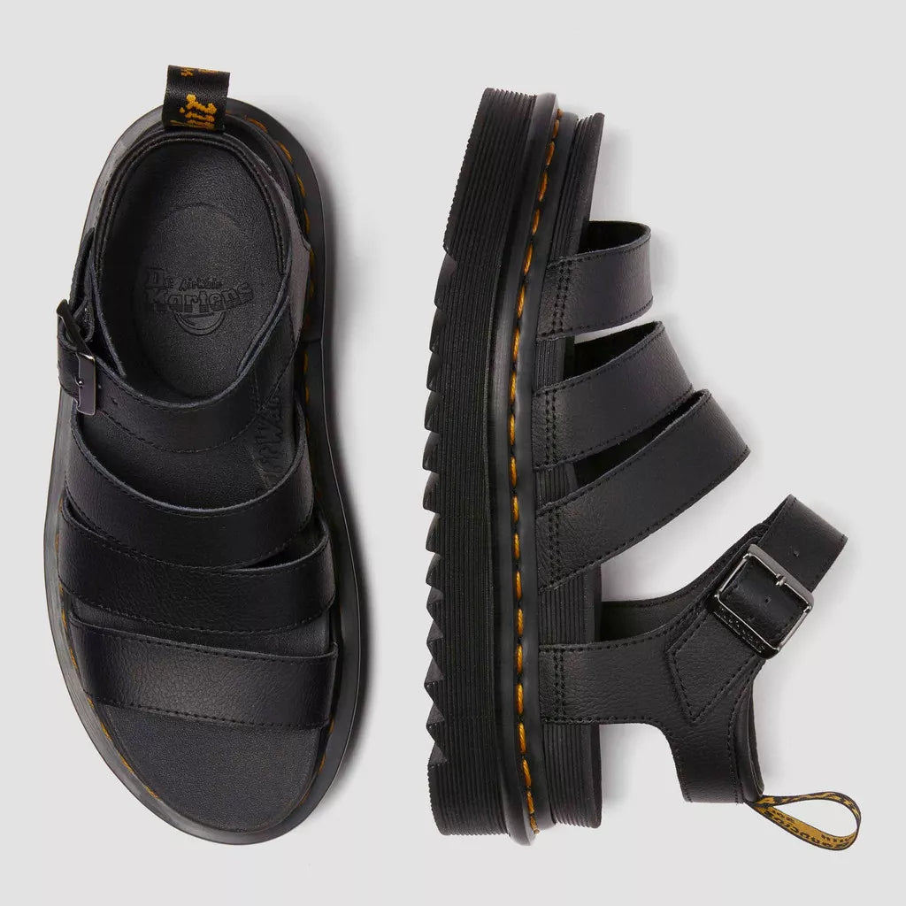 SANDALO DR MARTENS BLAIRE IN PELLE ATHENA CON CINTURINO