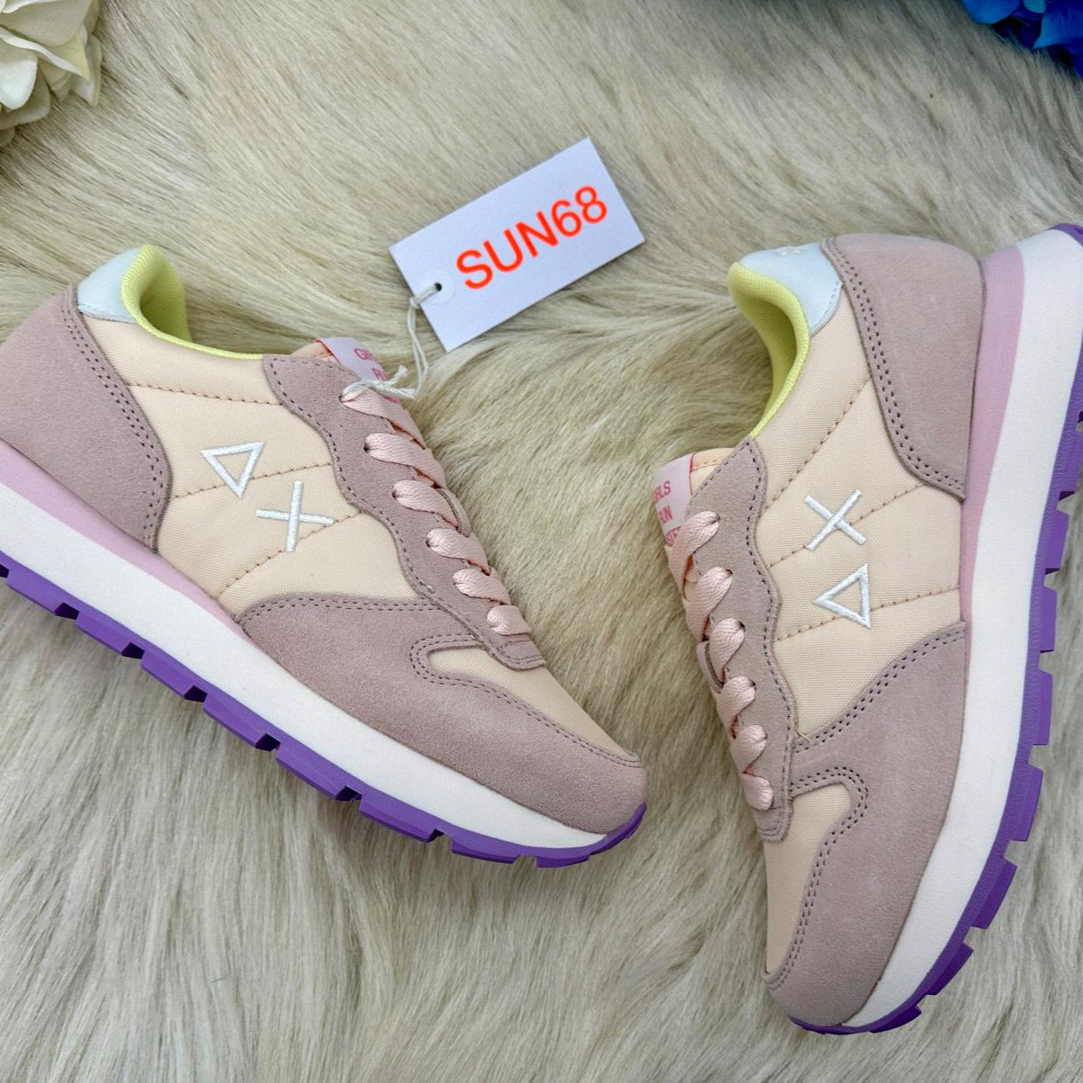 SCARPE SUN68 W ALLY SOLID NYLON PORCELLANA