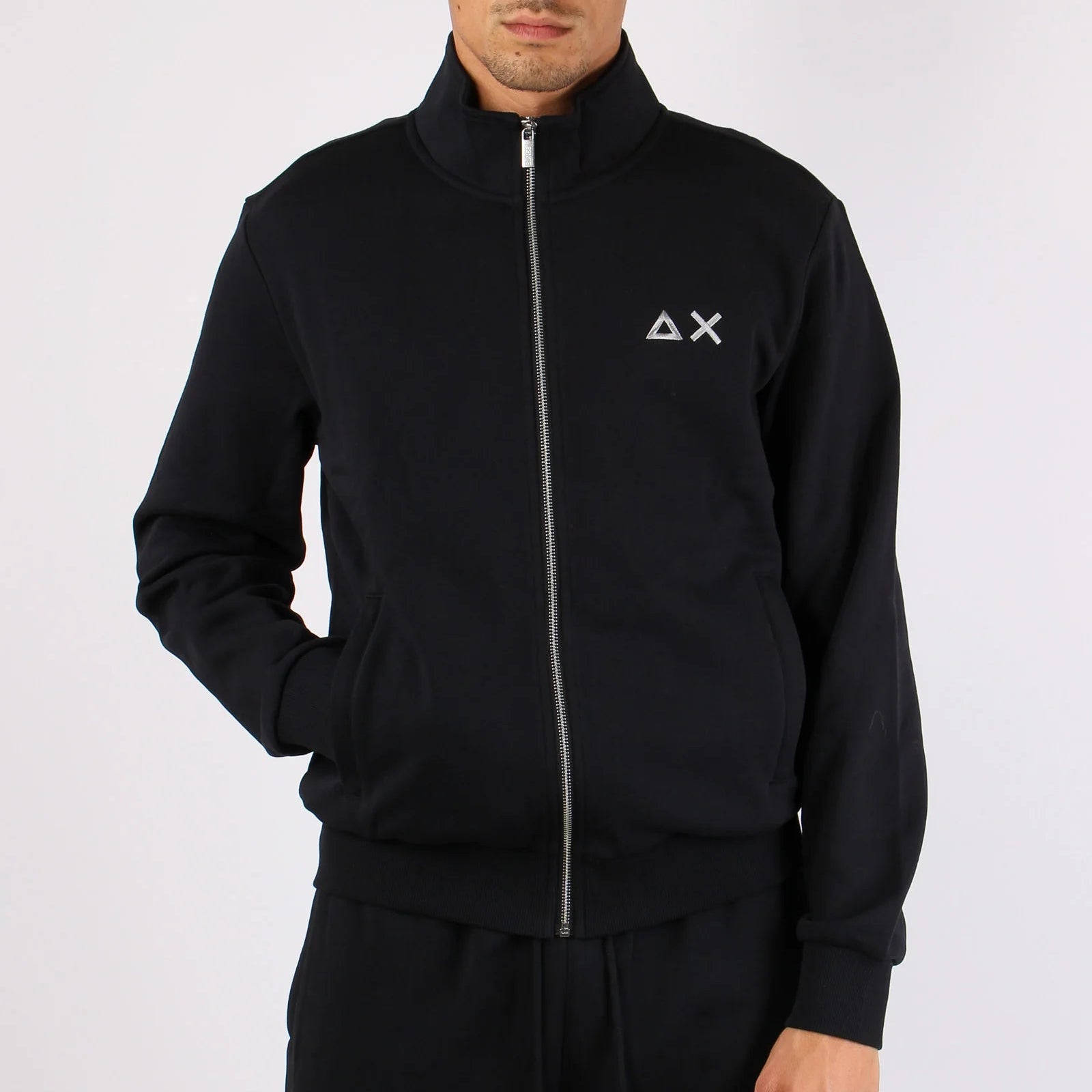 FELPA SUN68 FULL ZIP TRACK BASIC FLEECE