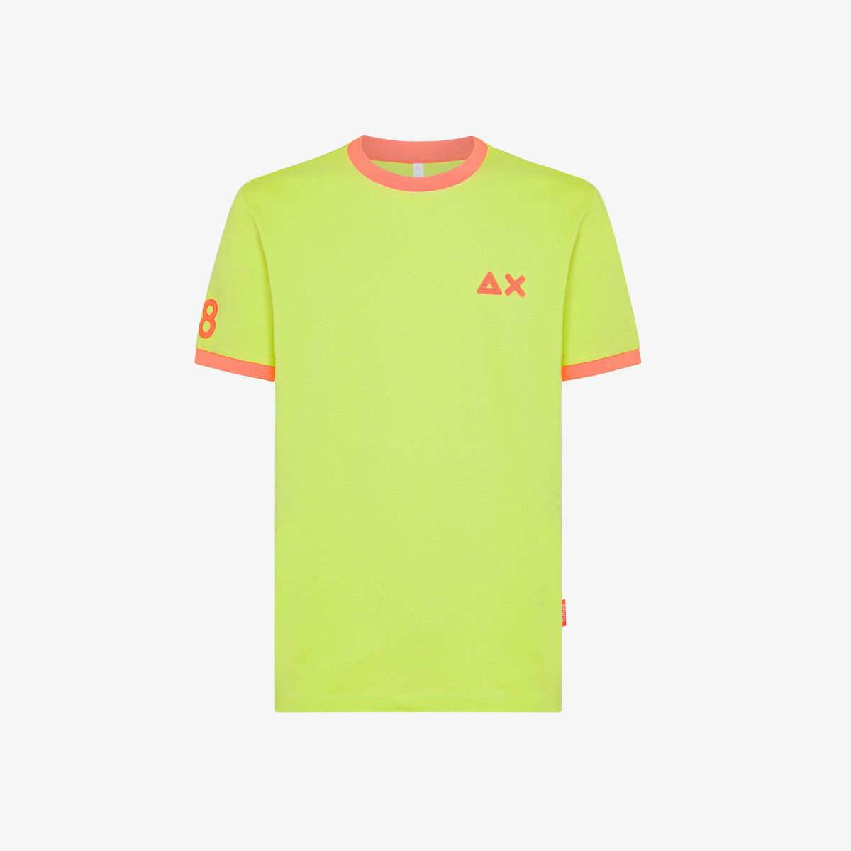 TSHIRT SUN68 PE LOGO FLUO
