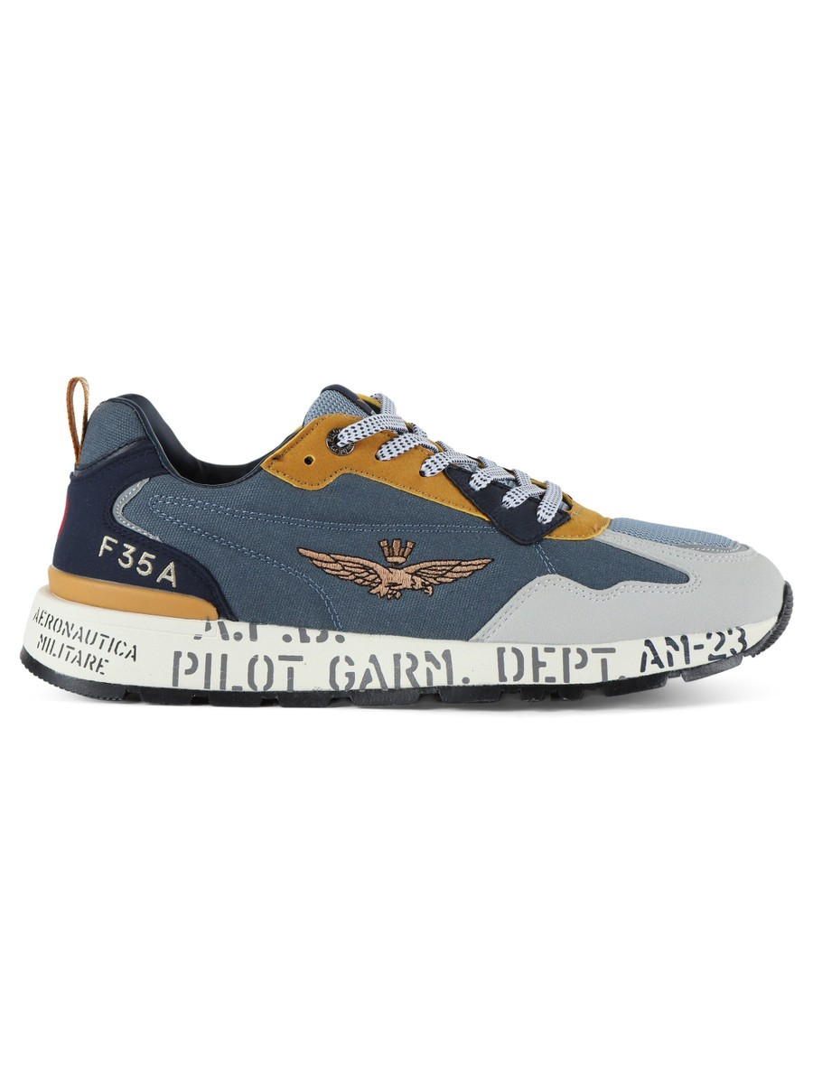 SNEAKERS AERONAUTICA MILITARE BLU SCURO