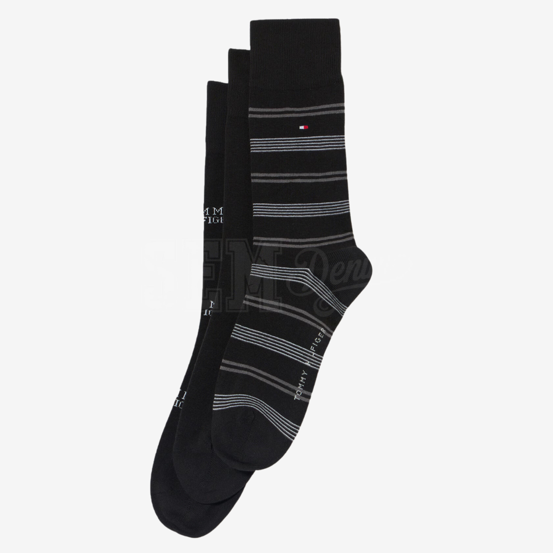 CALZE TOMMY HILFIGER GIFTBOX 3 PAIA