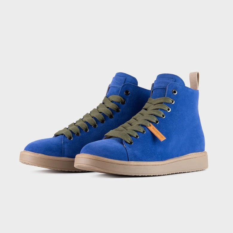 POLACCHINO PANCHIC P01 SENZA PELO SUEDE ULTRAMARINE MILITARY