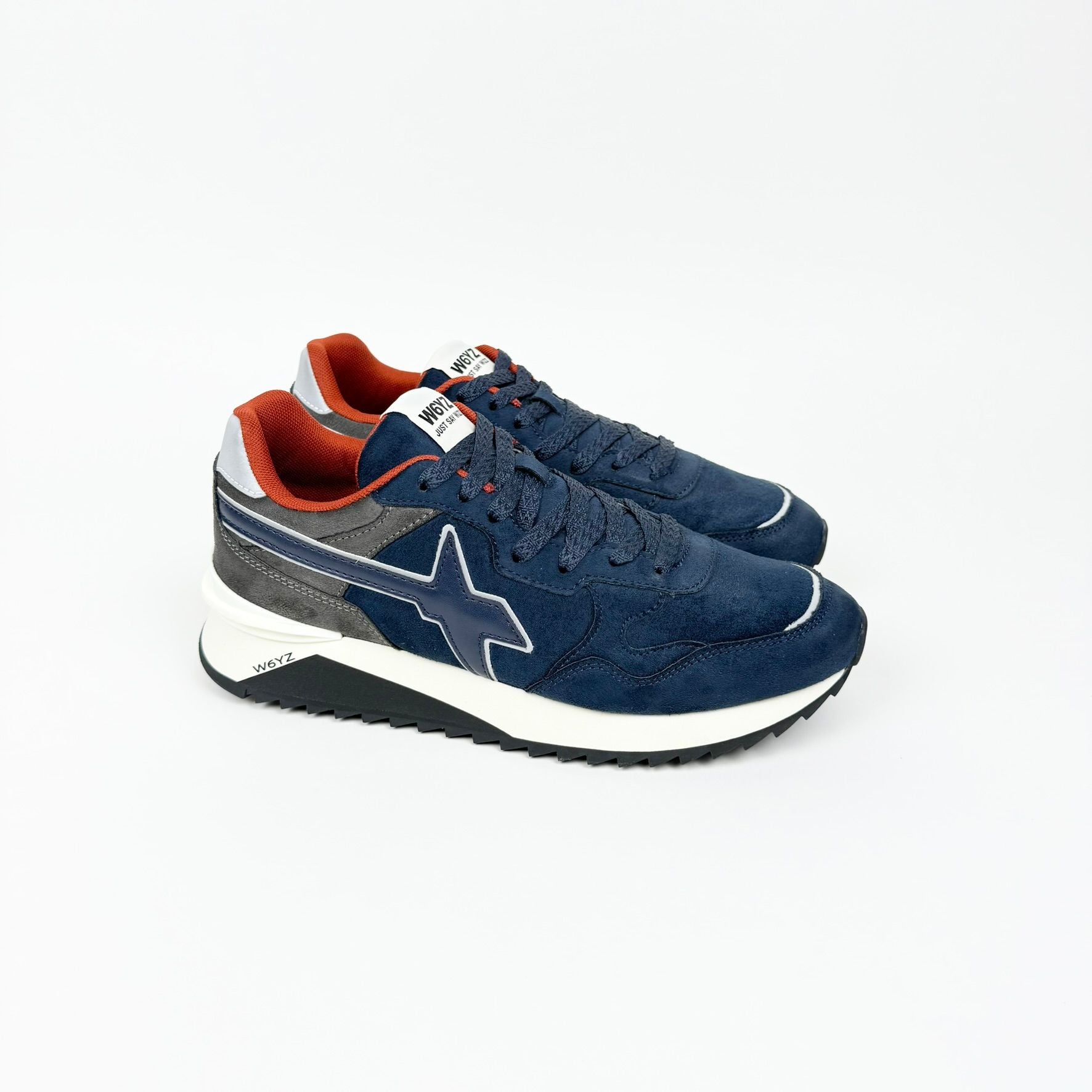 SCARPE WIZZ JUST SAY WIZZ  YAK-M. BRUSHED NAVY ANTRACITE