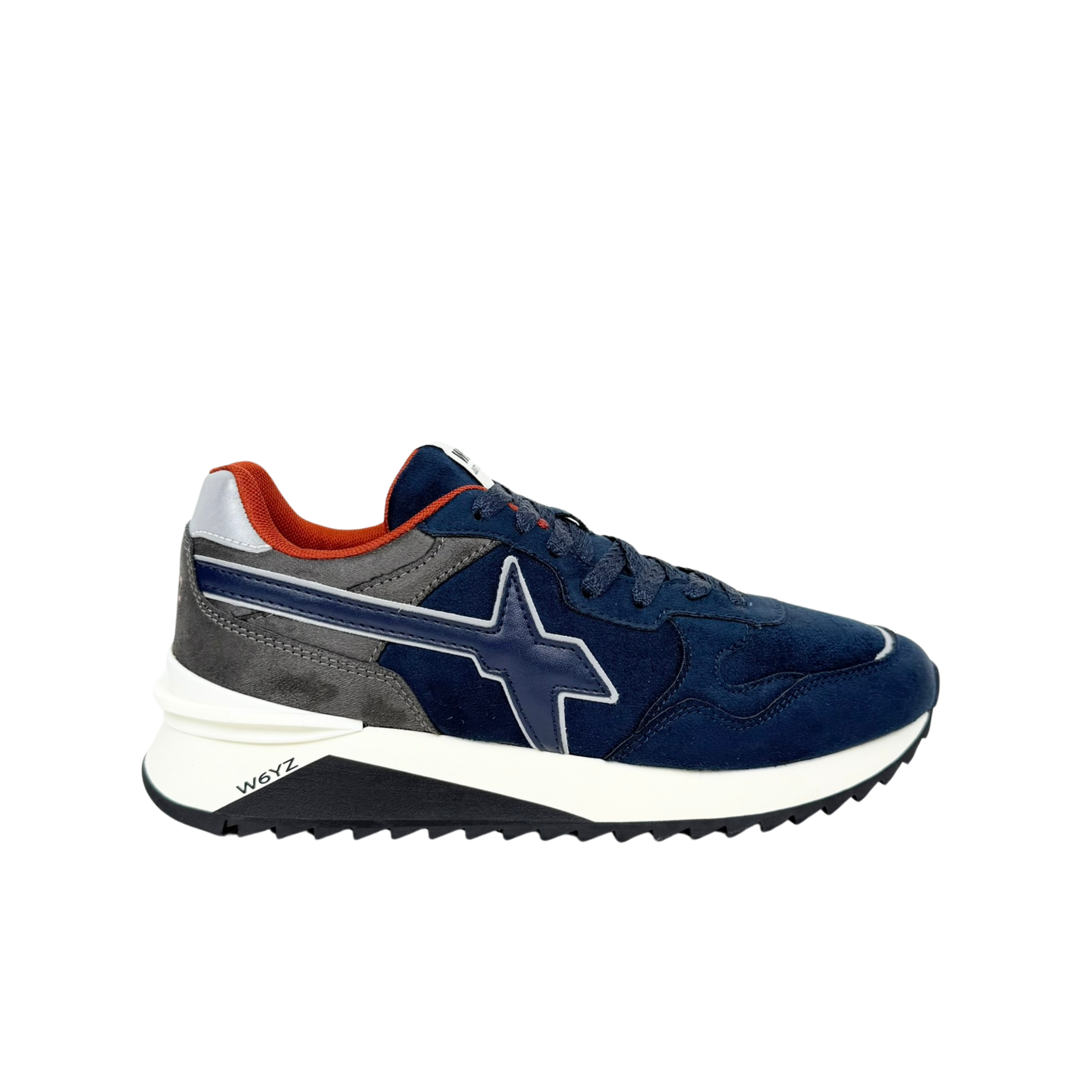 SCARPE WIZZ JUST SAY WIZZ  YAK-M. BRUSHED NAVY ANTRACITE