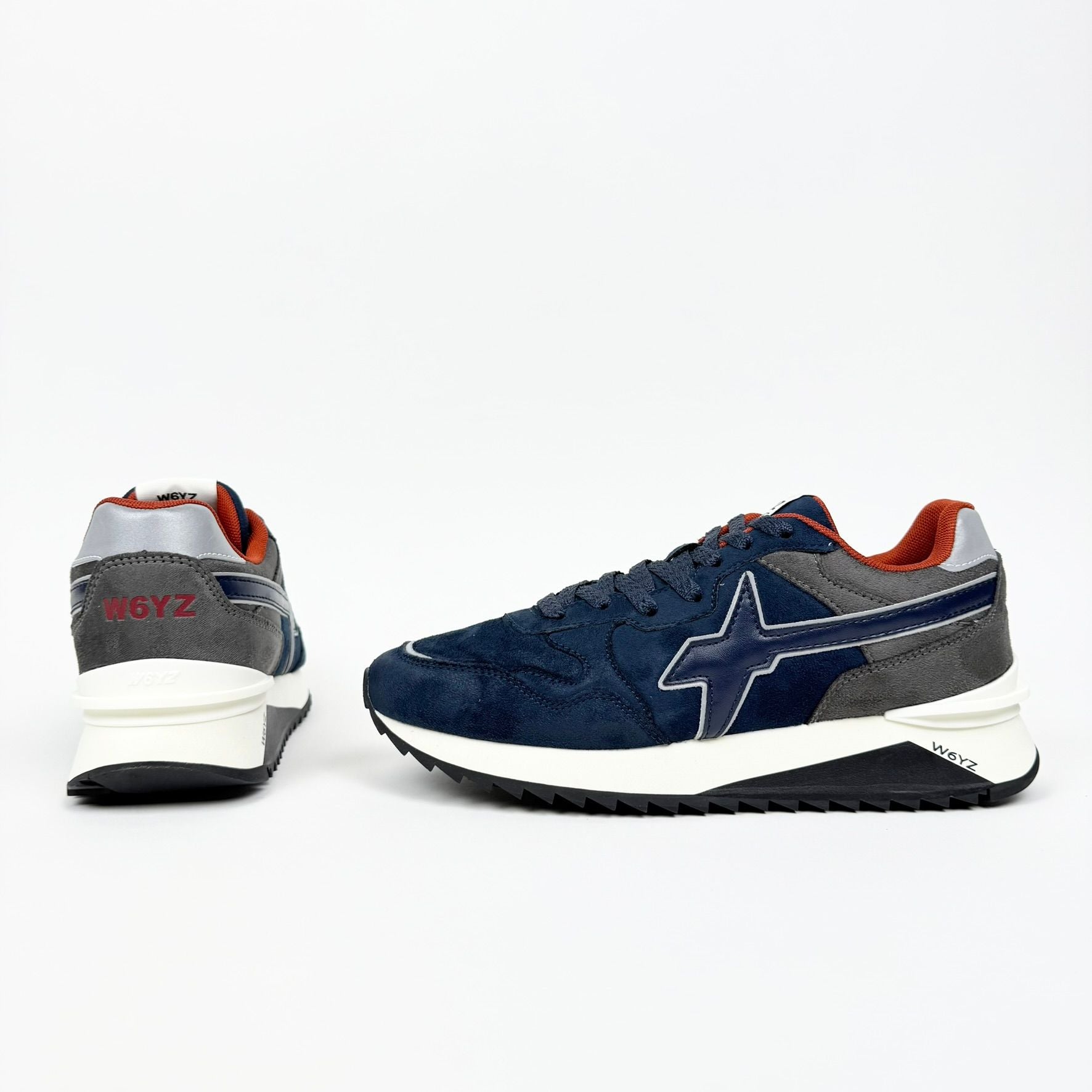 SCARPE WIZZ JUST SAY WIZZ  YAK-M. BRUSHED NAVY ANTRACITE