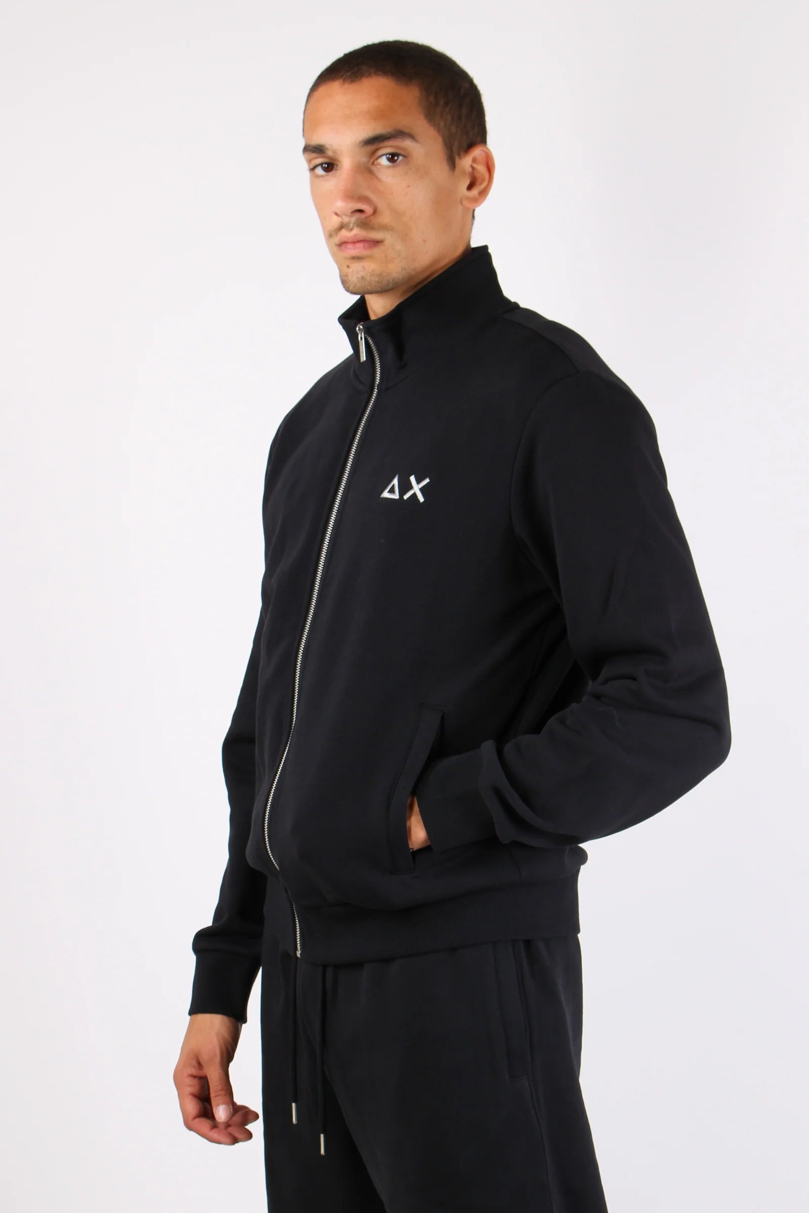 FELPA SUN68 FULL ZIP TRACK BASIC FLEECE