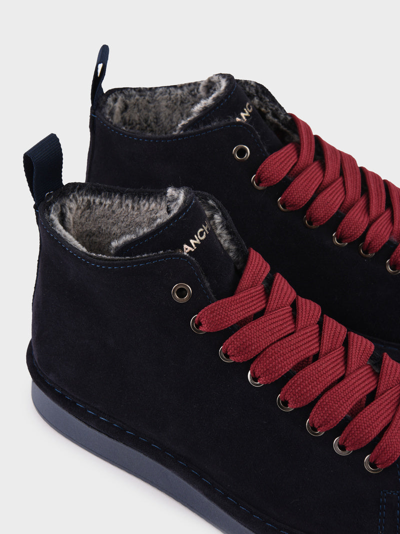 POLACCHINO PANCHIC SUEDE INT. FUR SPACE BLU L. BIKING