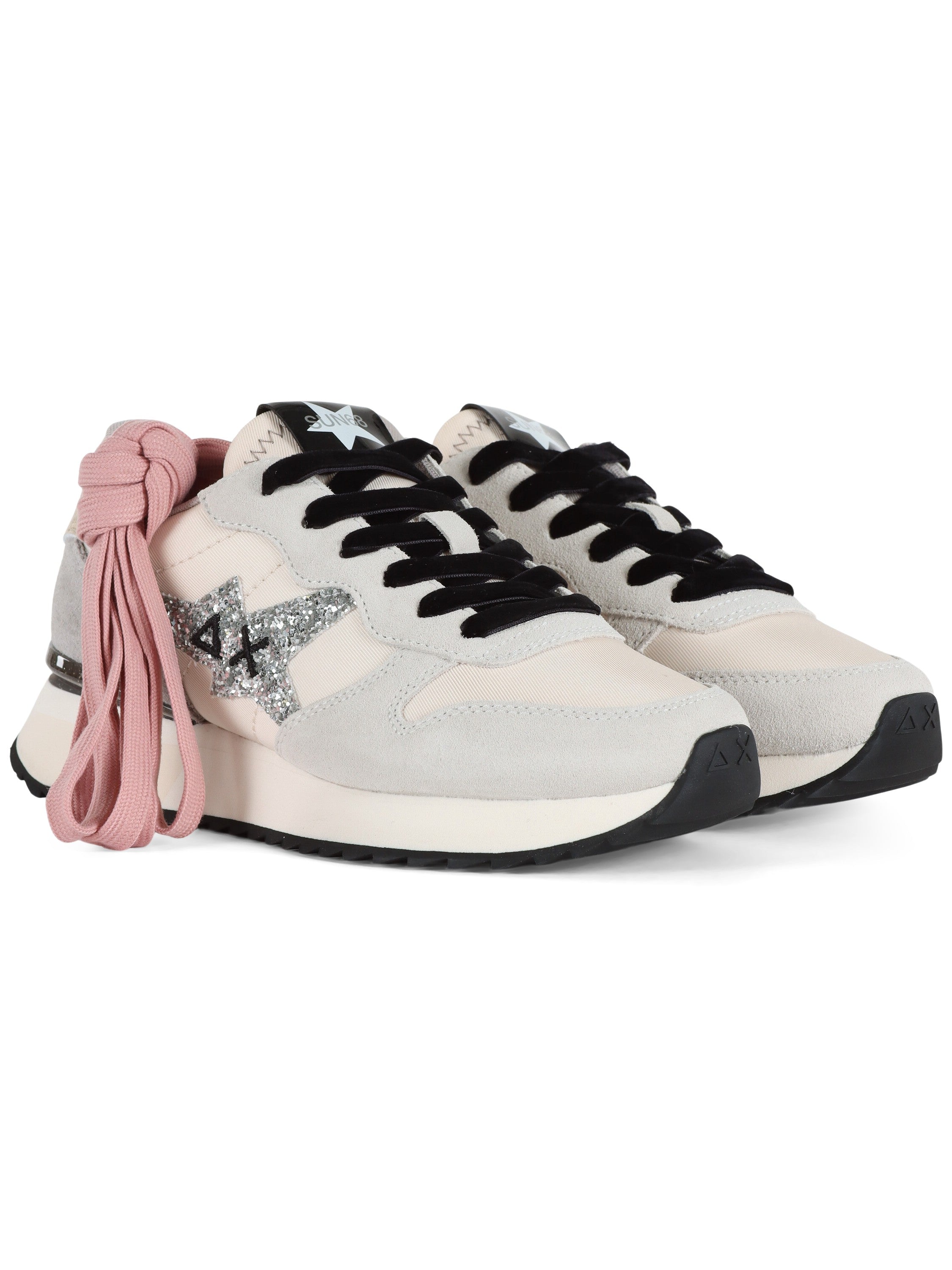 SCARPE SUN68 STARGLITTER BIANCO PANNA