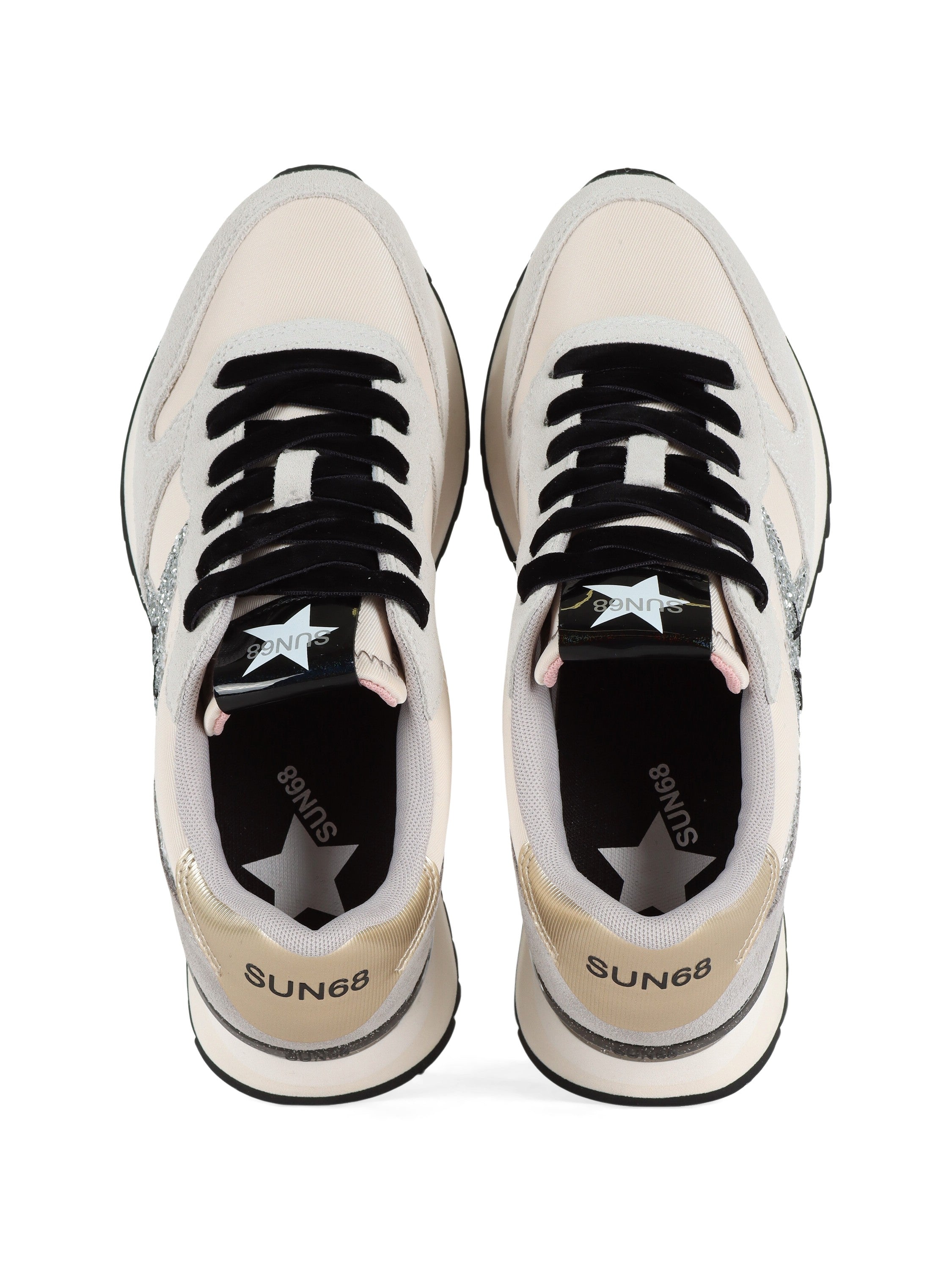 SCARPE SUN68 STARGLITTER BIANCO PANNA