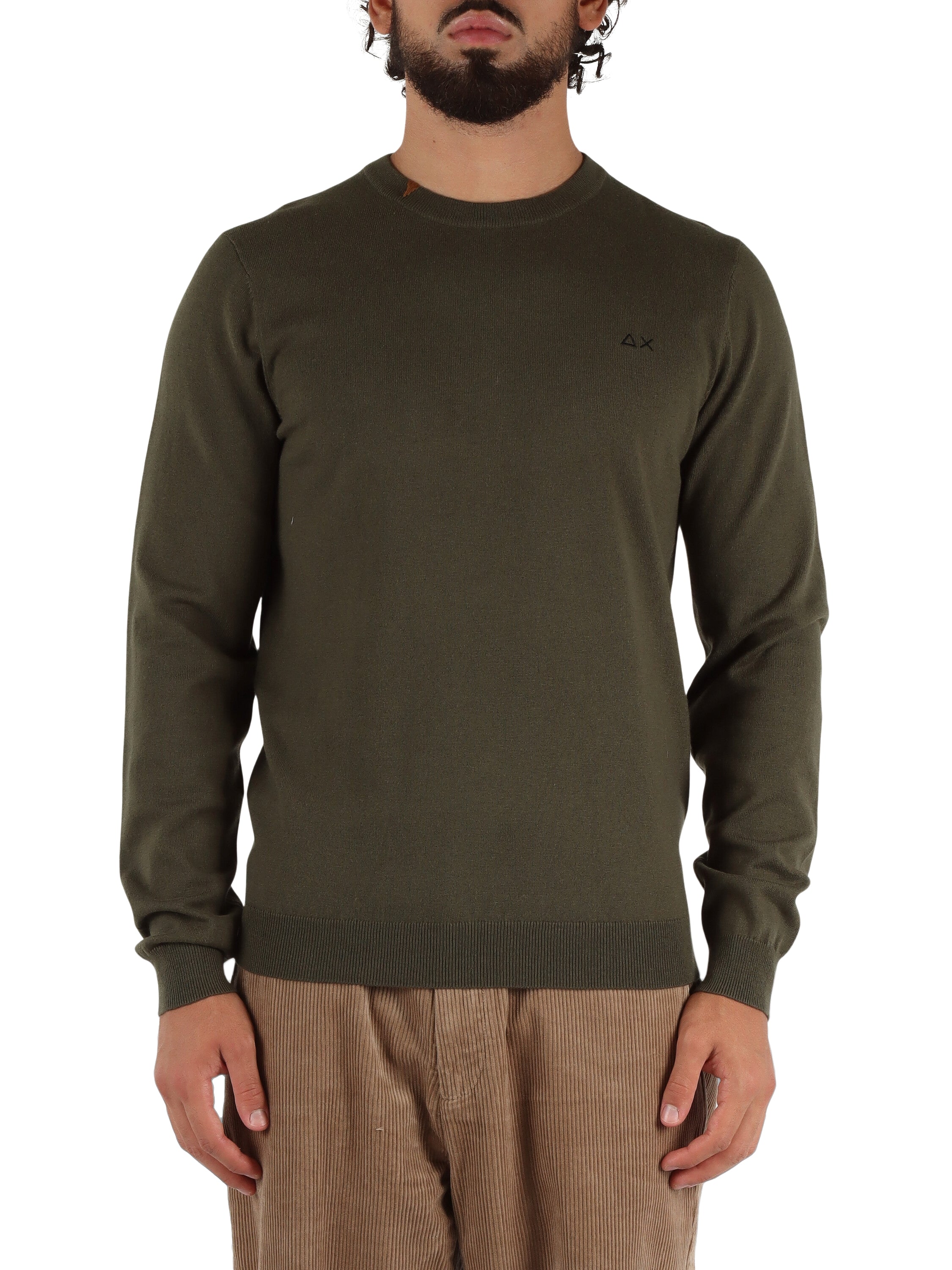 MAGLIA SUN68 GIROCOLLO BASIC MANICA LUNGA