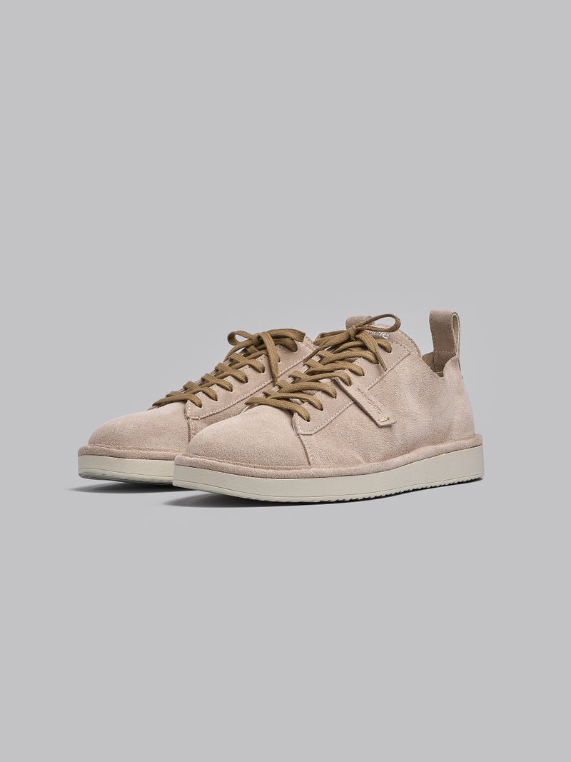 SCARPE PANCHIC P01 LACE-UP SUEDE FOG