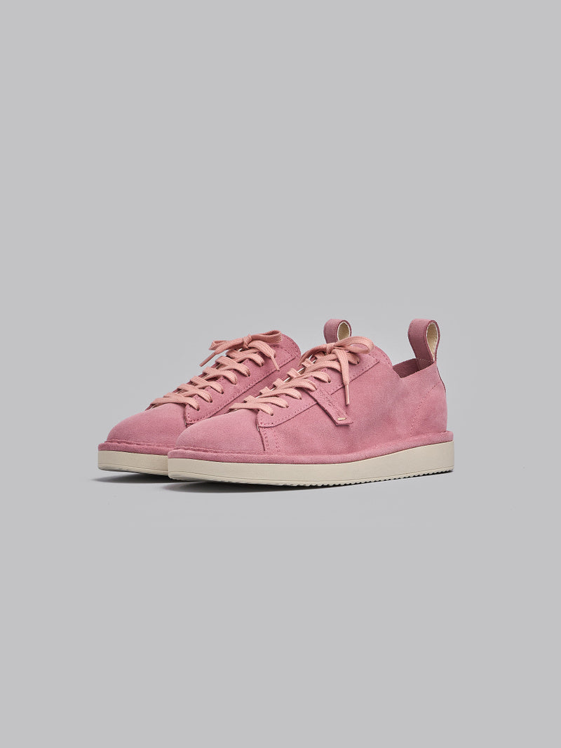 SCARPE PANCHIC P01 LACE-UP SUEDE CUPCAKE