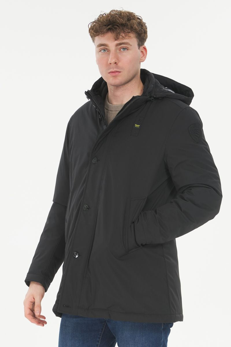 PIUMINO LUNGO BLAUER CHESTER TRENCH NEOPRENE INT PIUMA