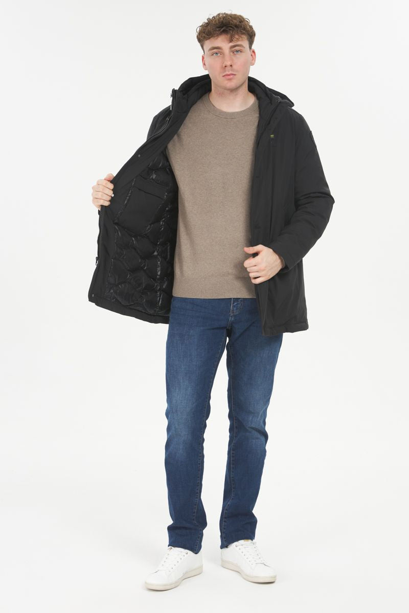 PIUMINO LUNGO BLAUER CHESTER TRENCH NEOPRENE INT PIUMA