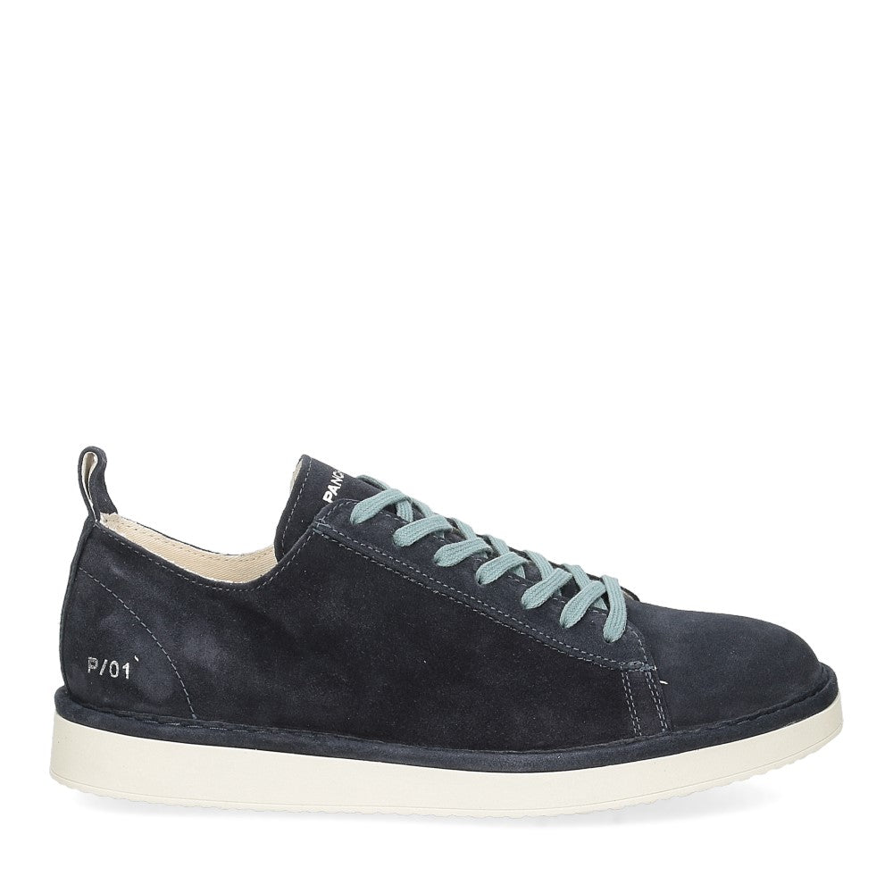 SCARPE PANCHIC P01 LACE-UP SUEDE BLU NOTTE