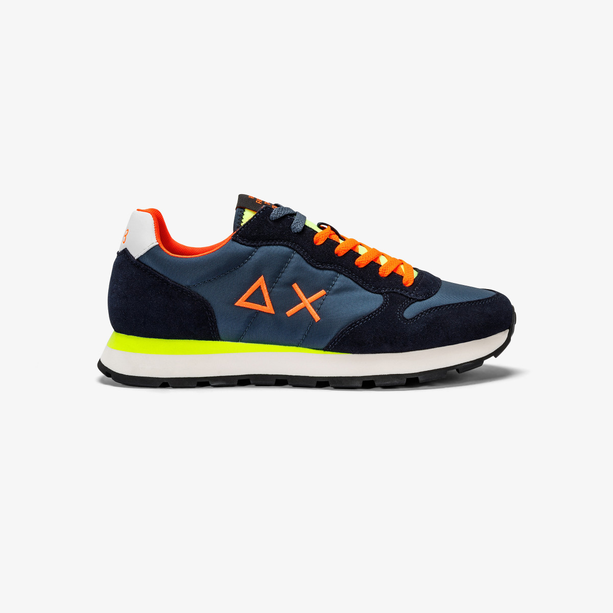 SCARPE SUN68 TOM FLUO NAVY BLU