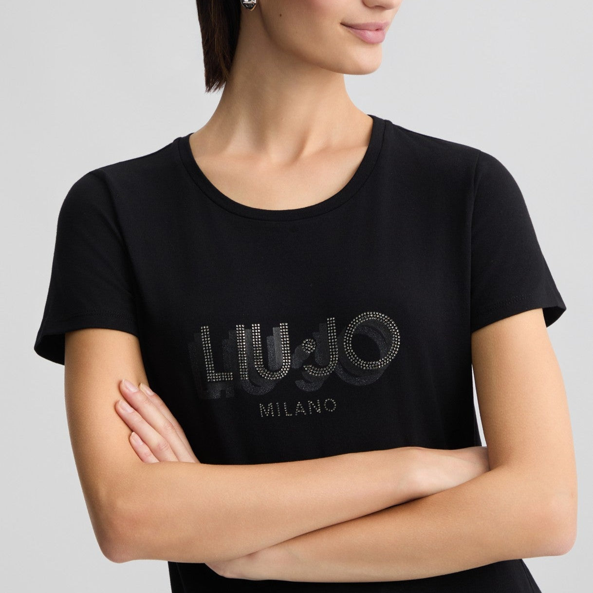 TSHIRT LIUJO NECKLINE MC