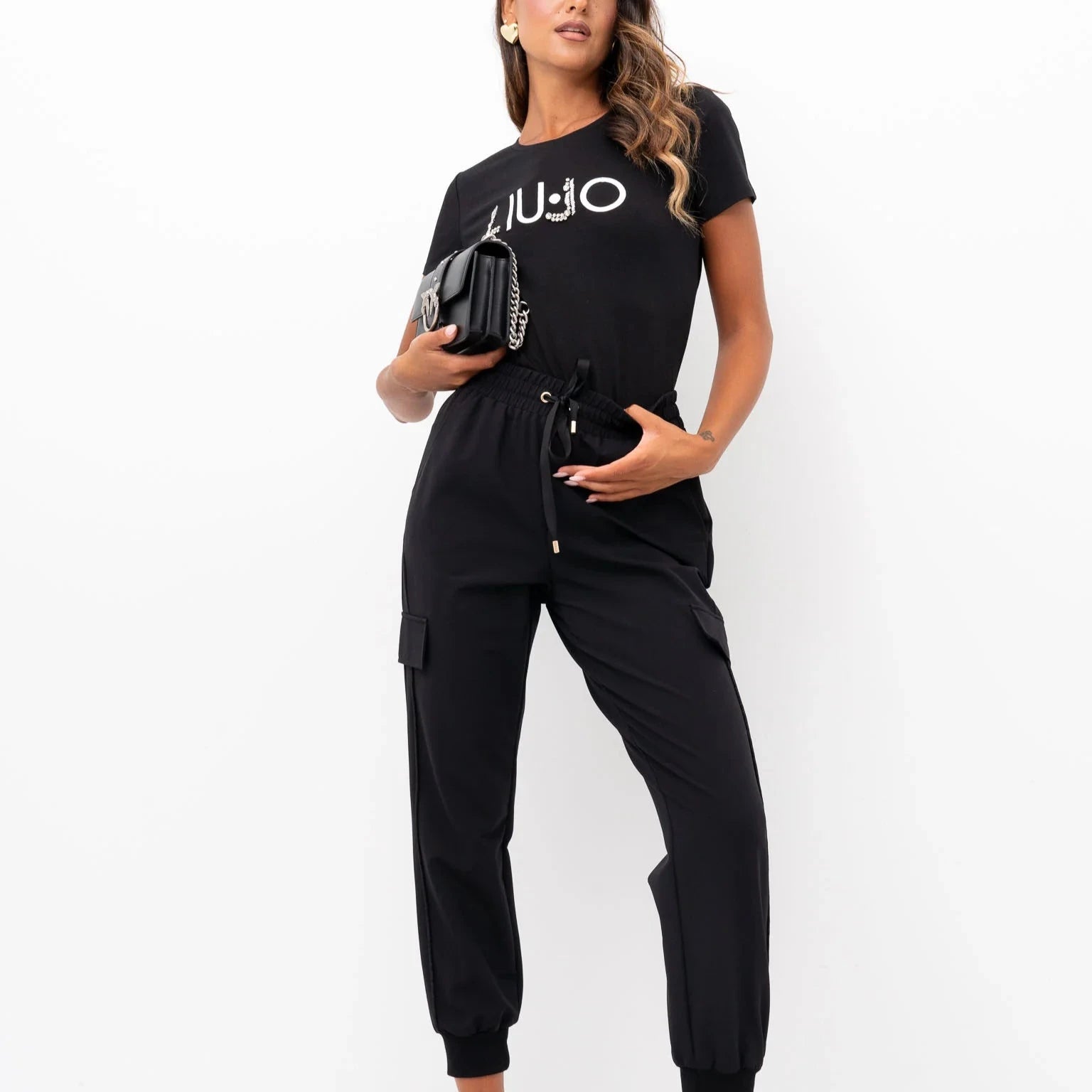 TSHIRT LIUJO MANICA CORTA LOGO GEMME