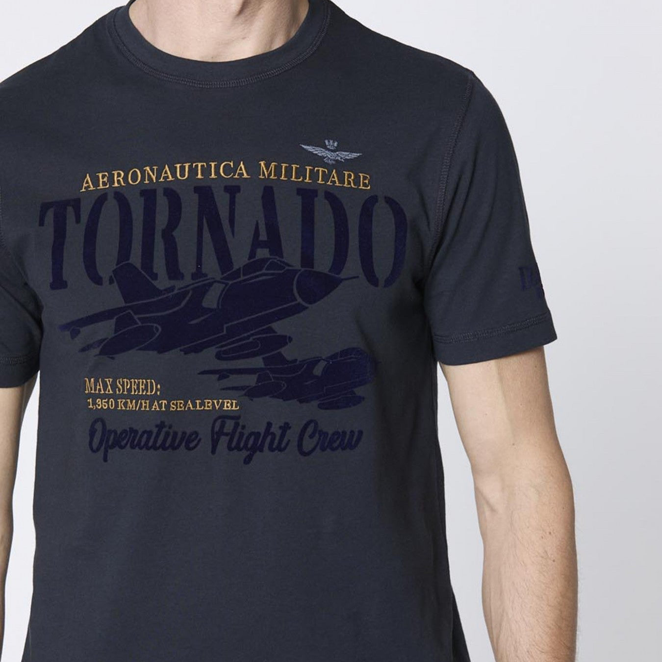 TSHIRT AERONAUTICA MILITARE STAMPA TORNADO
