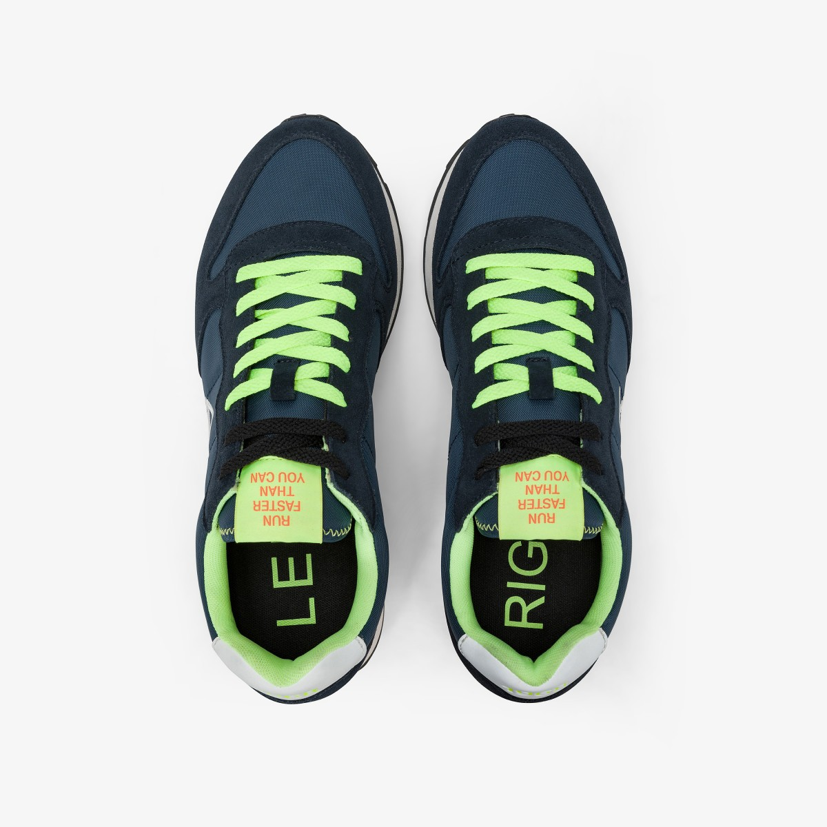 SCARPE SUN68 TOM FLUO BLU