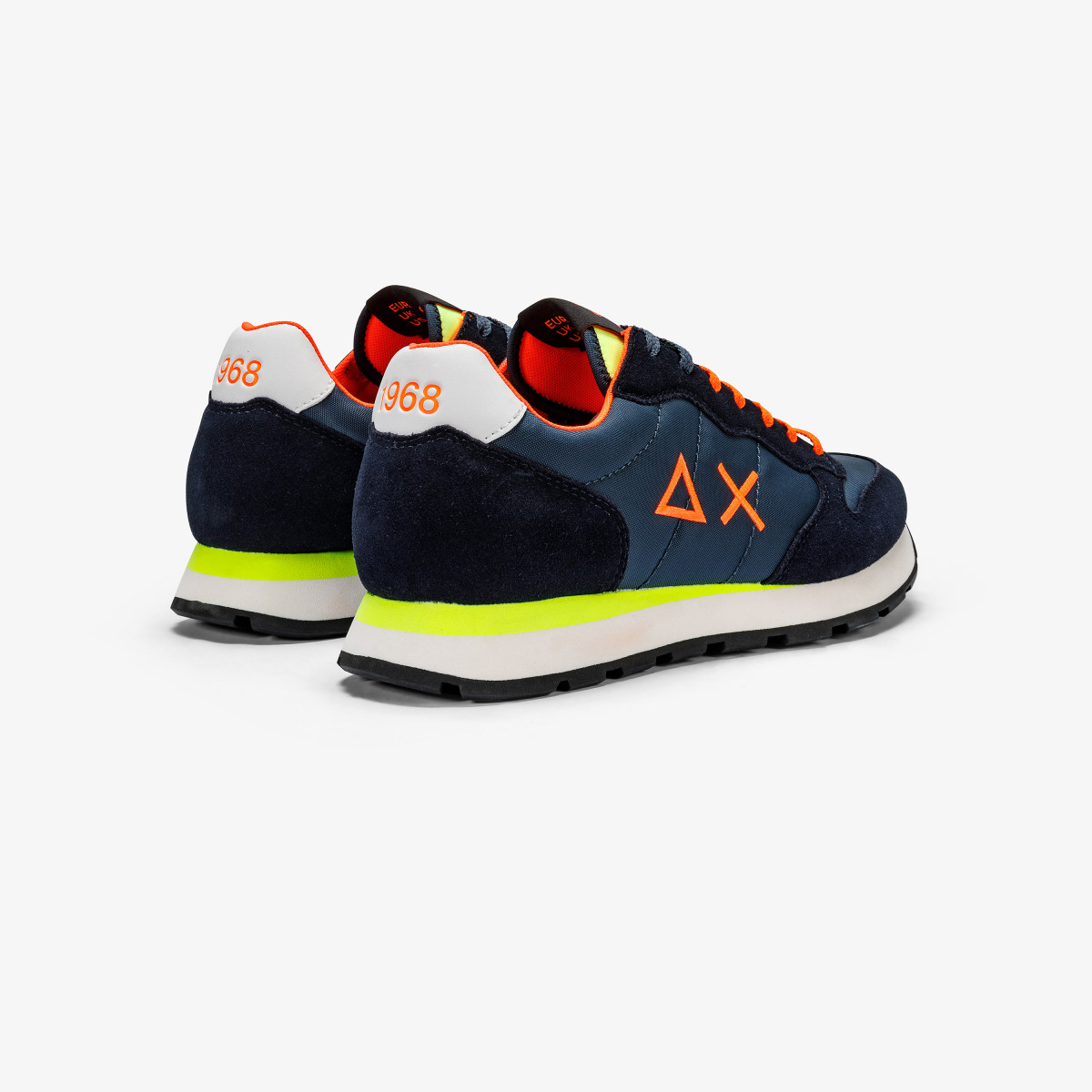 SCARPE SUN68 TOM FLUO NAVY BLU
