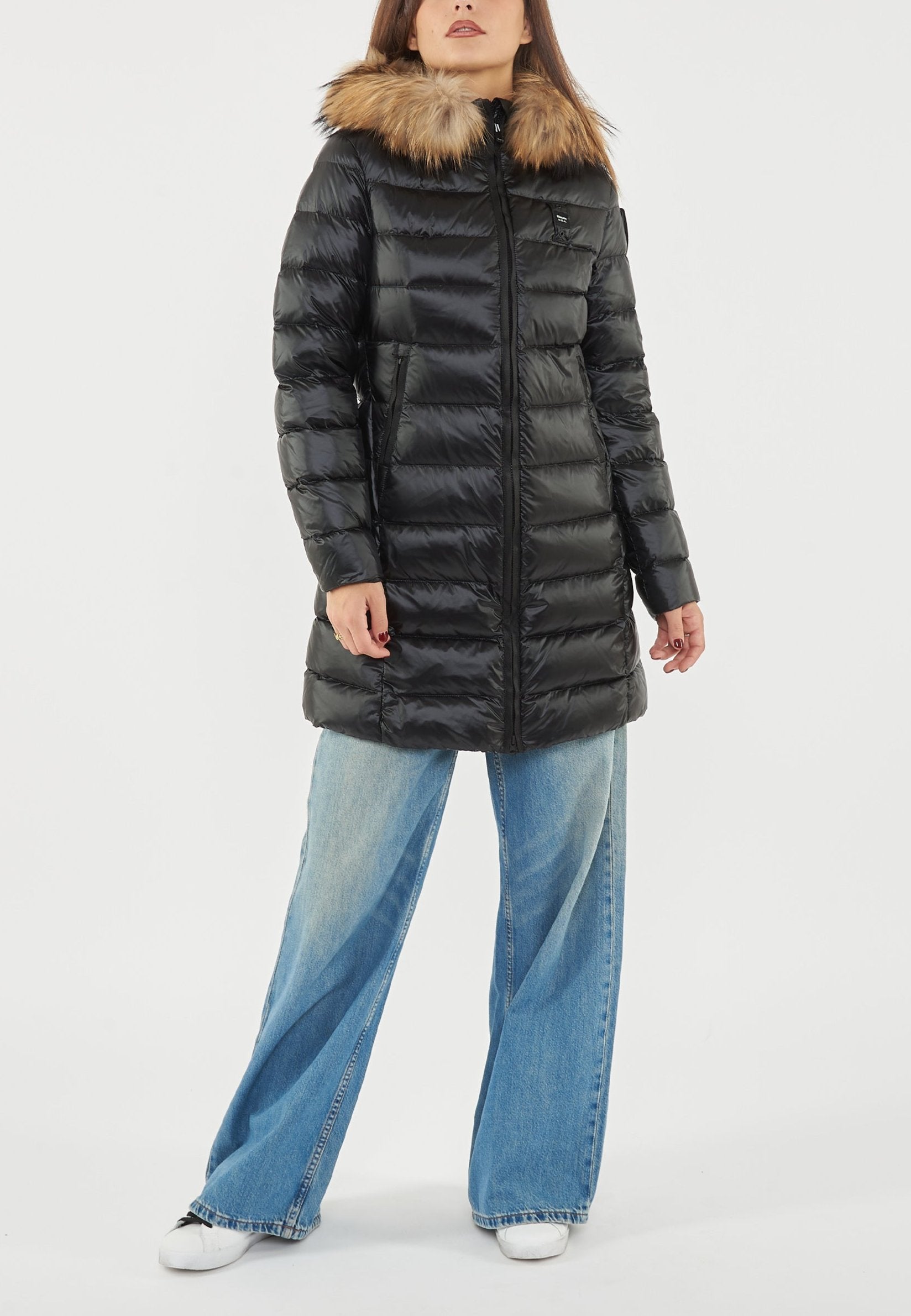 PIUMINO BLAUER LUNGO KRISTIN