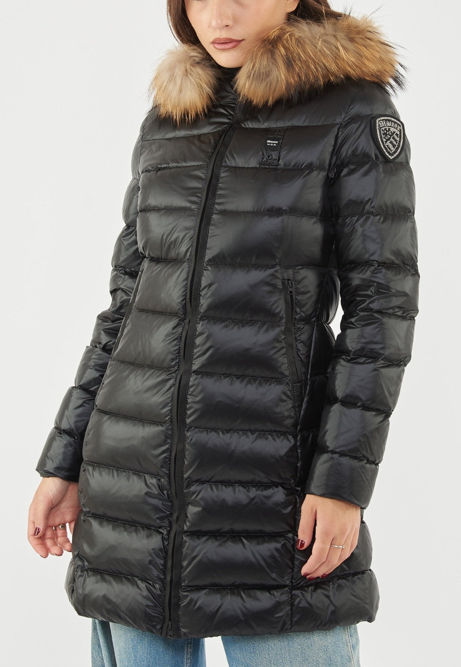 PIUMINO BLAUER LUNGO KRISTIN
