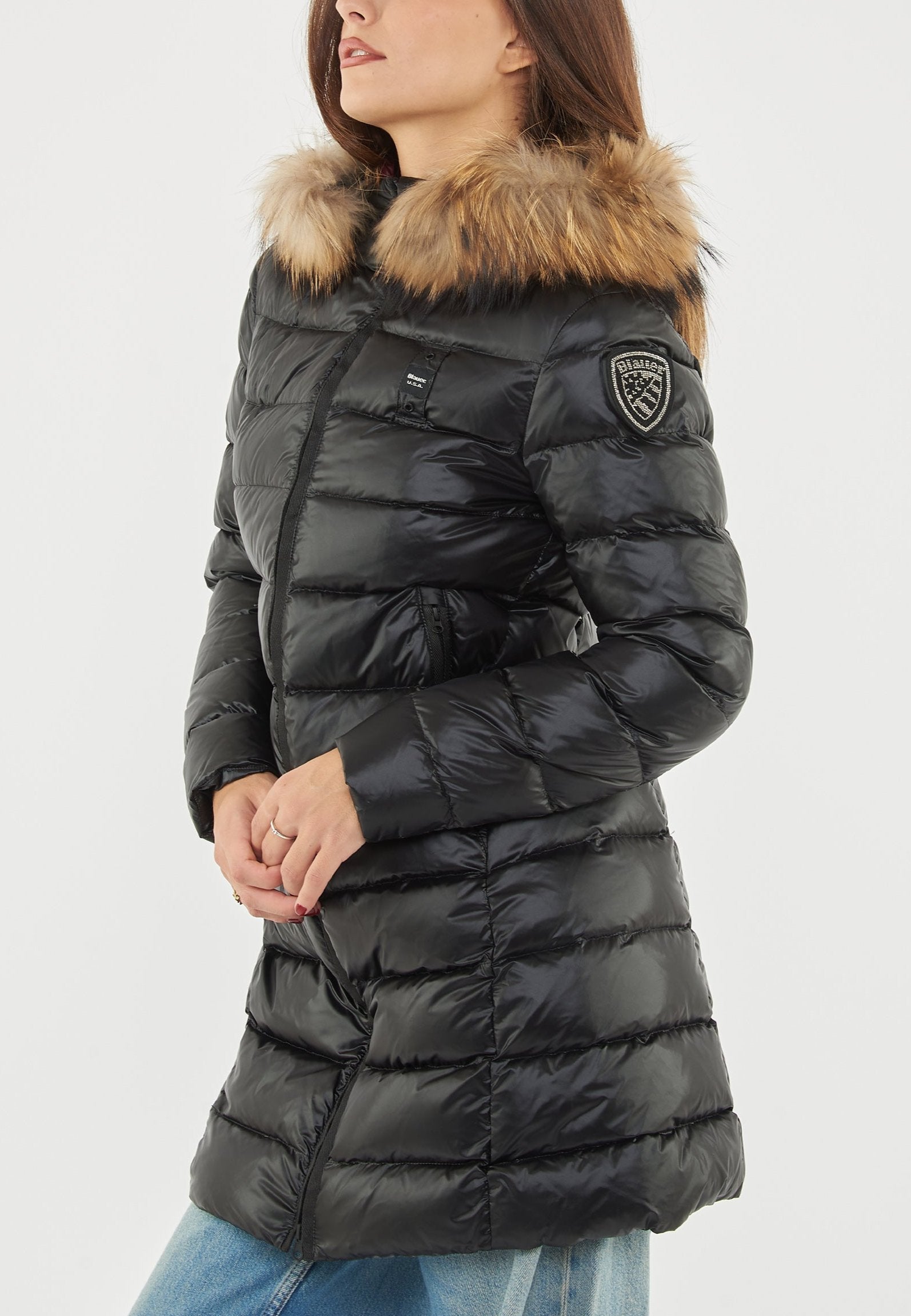 PIUMINO BLAUER LUNGO KRISTIN