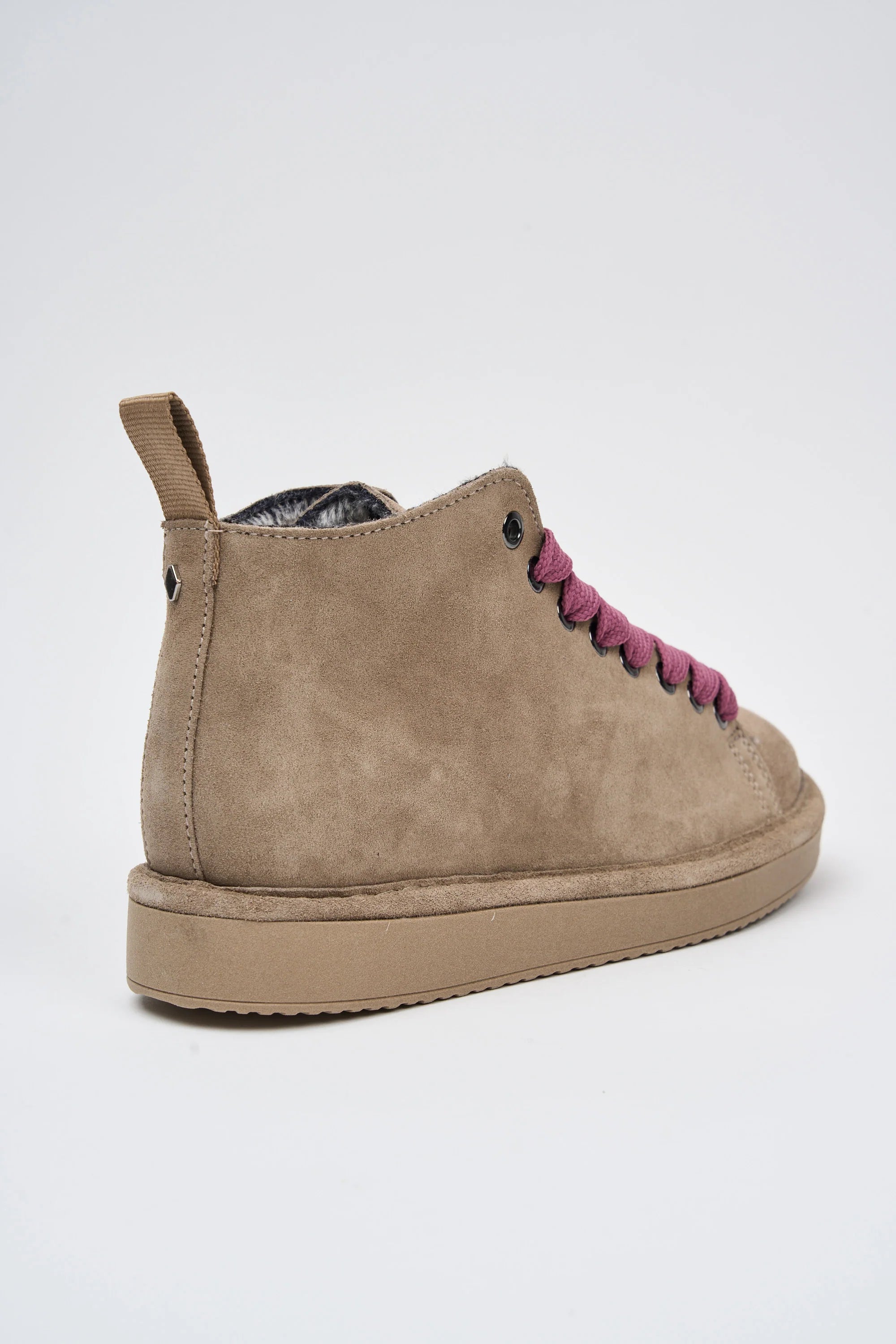 POLACCHINO PANCHIC SUEDE INT. FUR WALNUT L. BROWNROSE