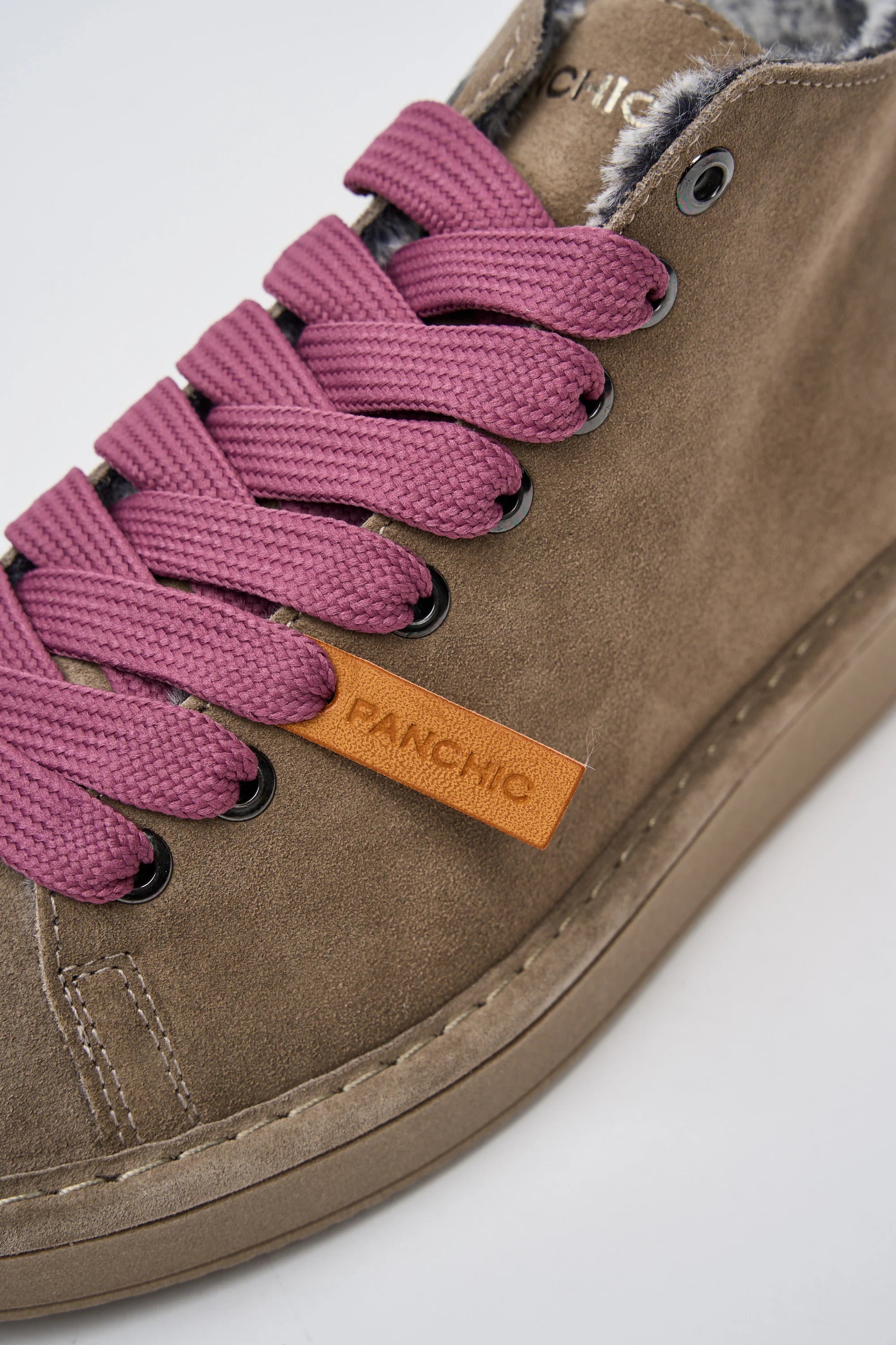 POLACCHINO PANCHIC SUEDE INT. FUR WALNUT L. BROWNROSE