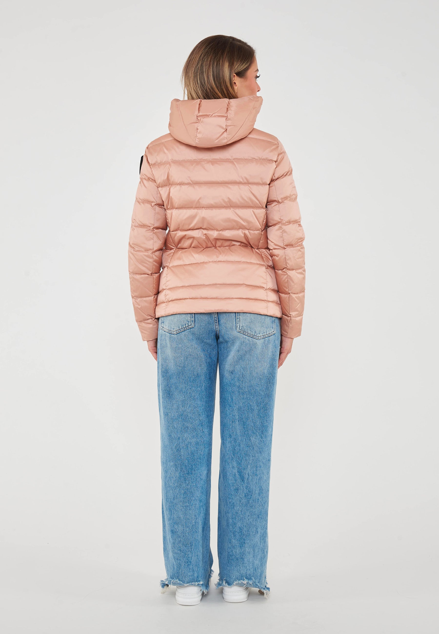 PIUMINO CORTO BLAUER CHARME INT. PIUMA TRAMA DRITTO