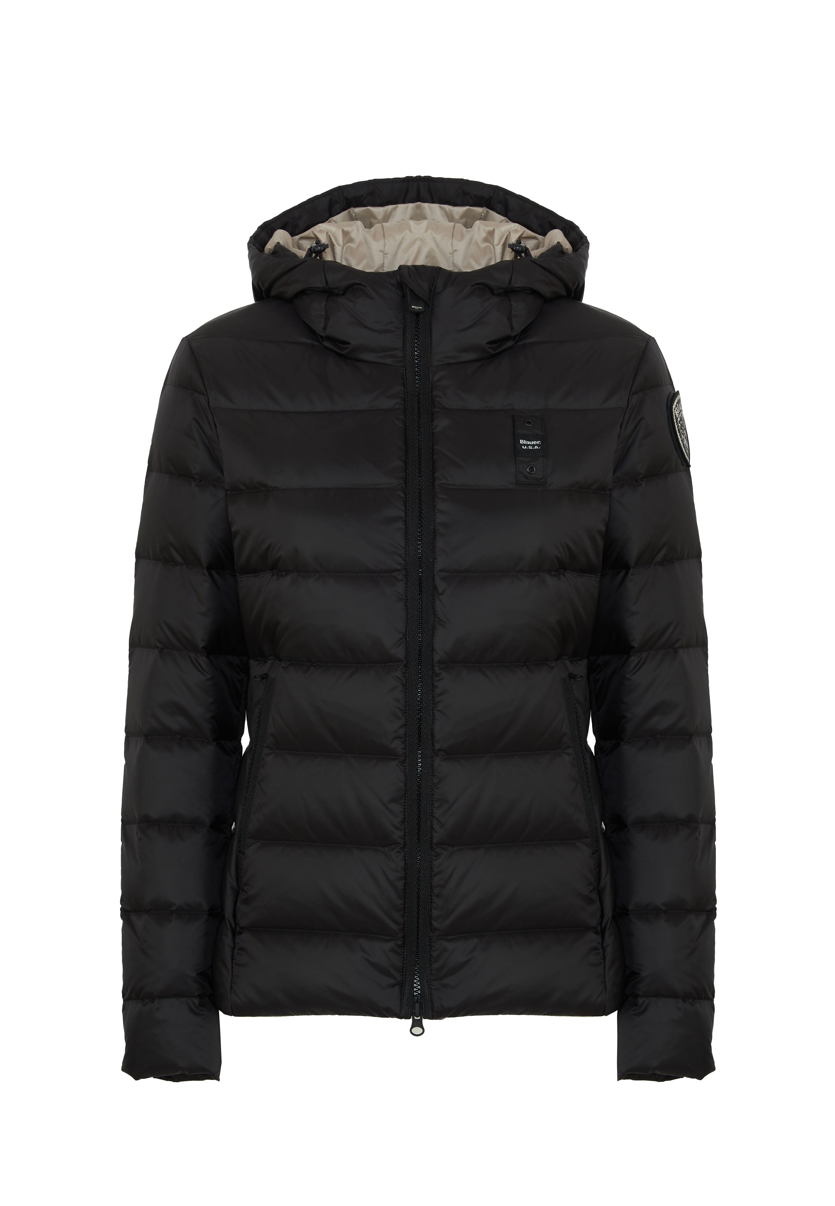 PIUMINO CORTO BLAUER CHARME INT. PIUMA TRAMA DRITTO
