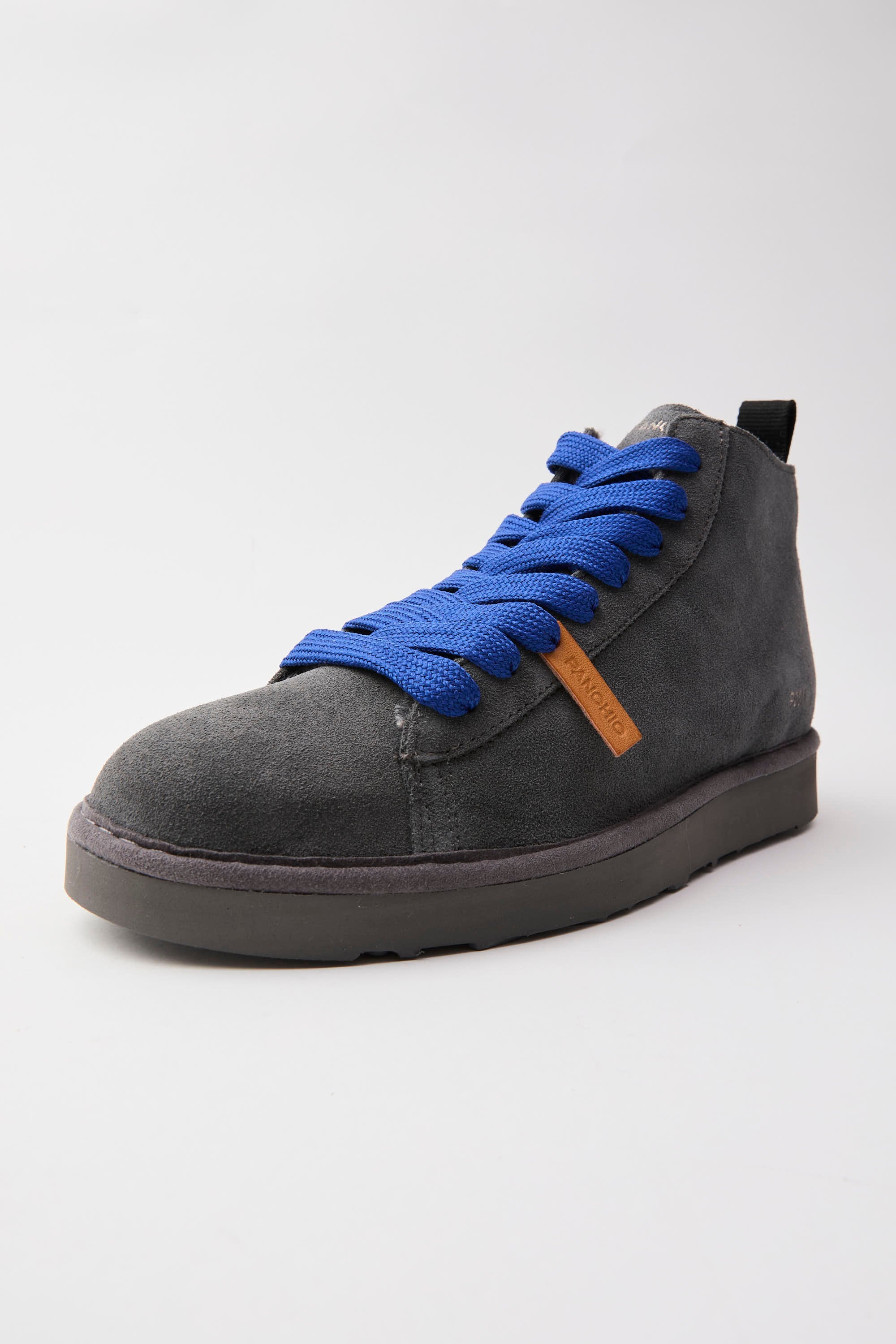 SCARPE PANCHIC POLACCHINO P001 SUEDE CON PELO ANTRACITE