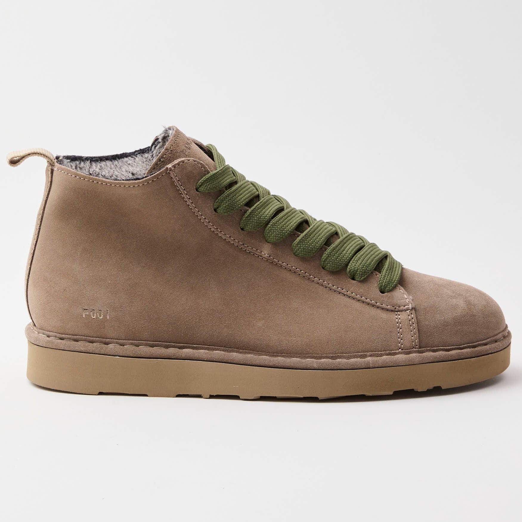 SCARPE PANCHIC POLACCHINO P001 SUEDE CON PELO WALNUT
